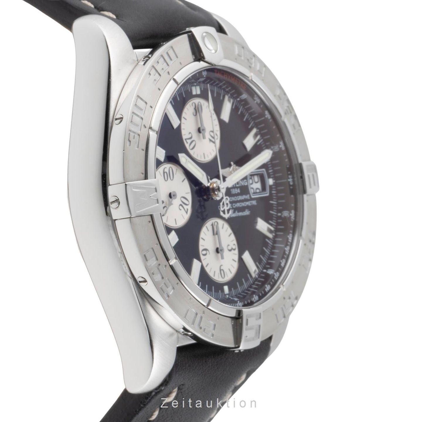 Breitling Galactic A13364 (Unknown (random serial)) - Black dial 44 mm Steel case (6/8)