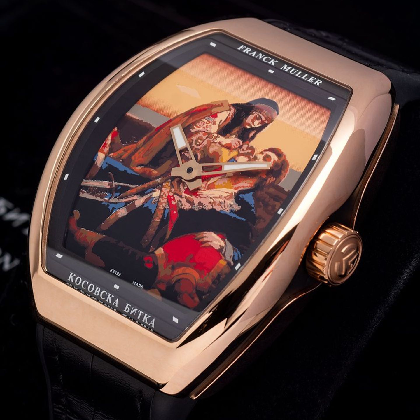 Franck Muller Vanguard V 43 SC SRD (2025) - Meerkleurig wijzerplaat 43mm Roségoud (1/4)