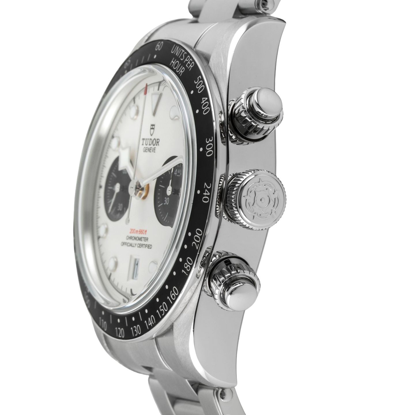 Tudor Black Bay Chrono 79360N (Onbekend (willekeurig serienummer)) - Wit wijzerplaat 41mm Staal (6/8)