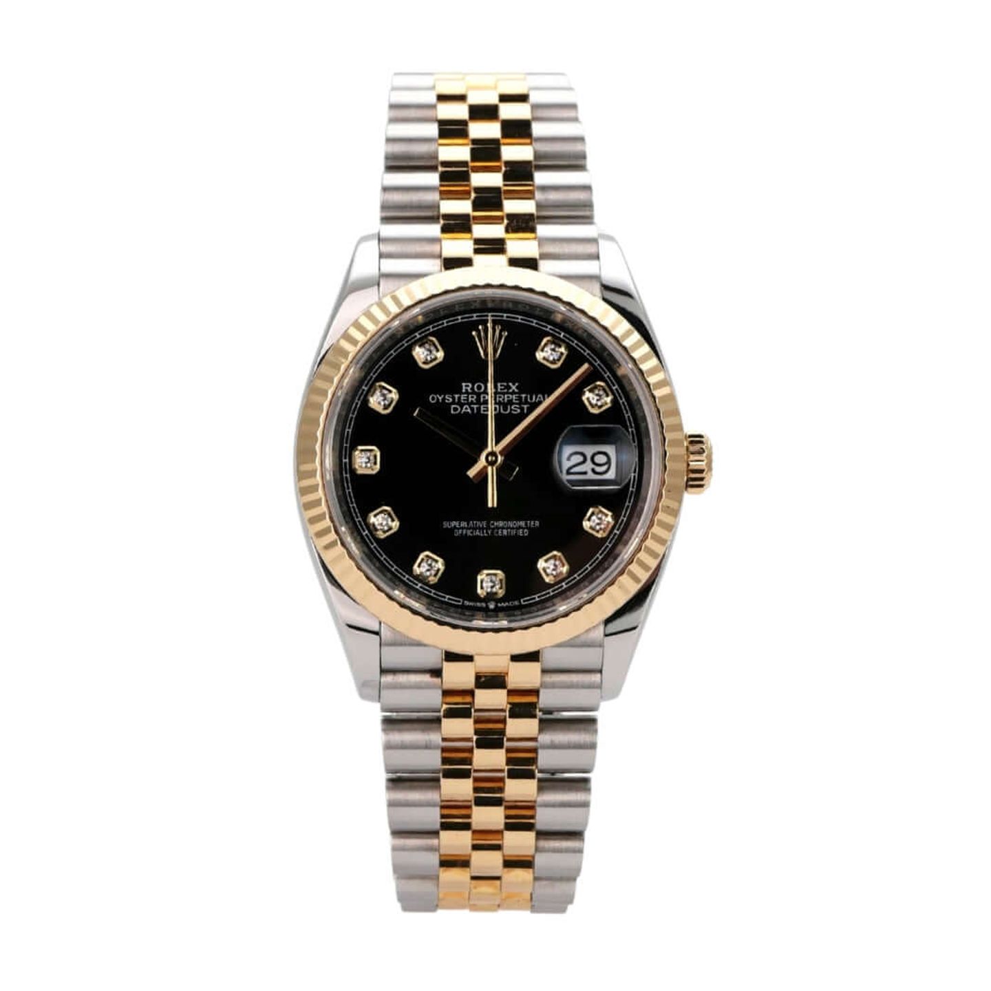 Rolex Datejust 36 126233 (2021) - Black dial 36 mm Steel case (2/8)