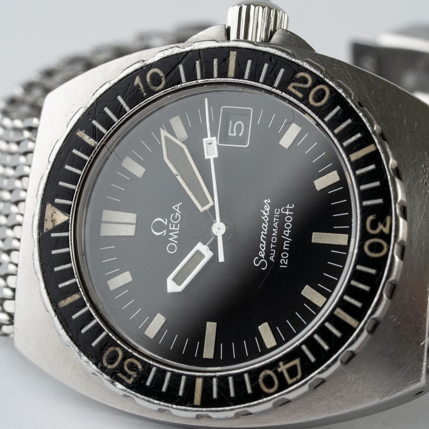 Omega Seamaster PloProf 166.0250 (1979) - Zwart wijzerplaat 40mm Staal (3/8)