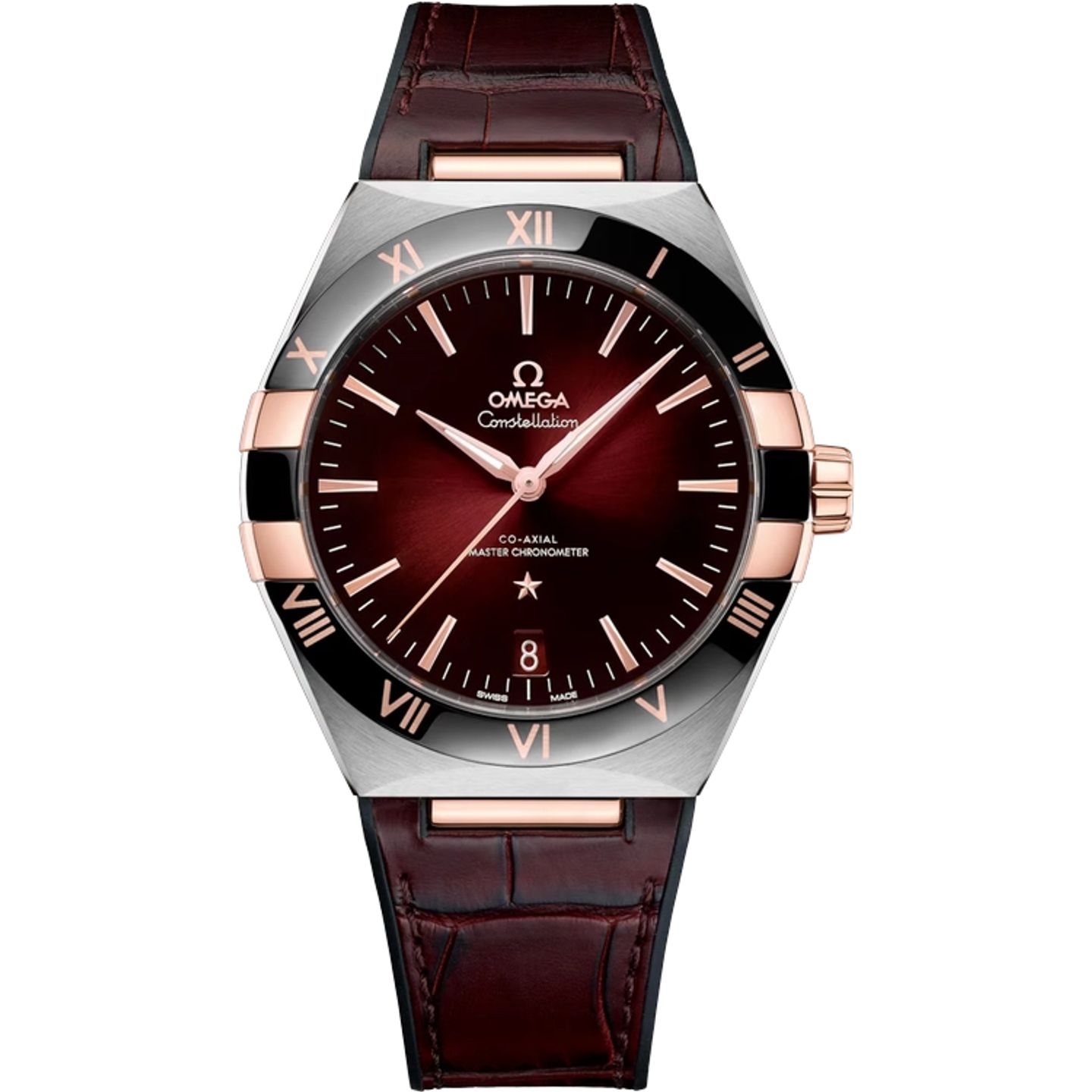 Omega Constellation 131.23.41.21.11.001 (2025) - Rood wijzerplaat 41mm Staal (1/1)