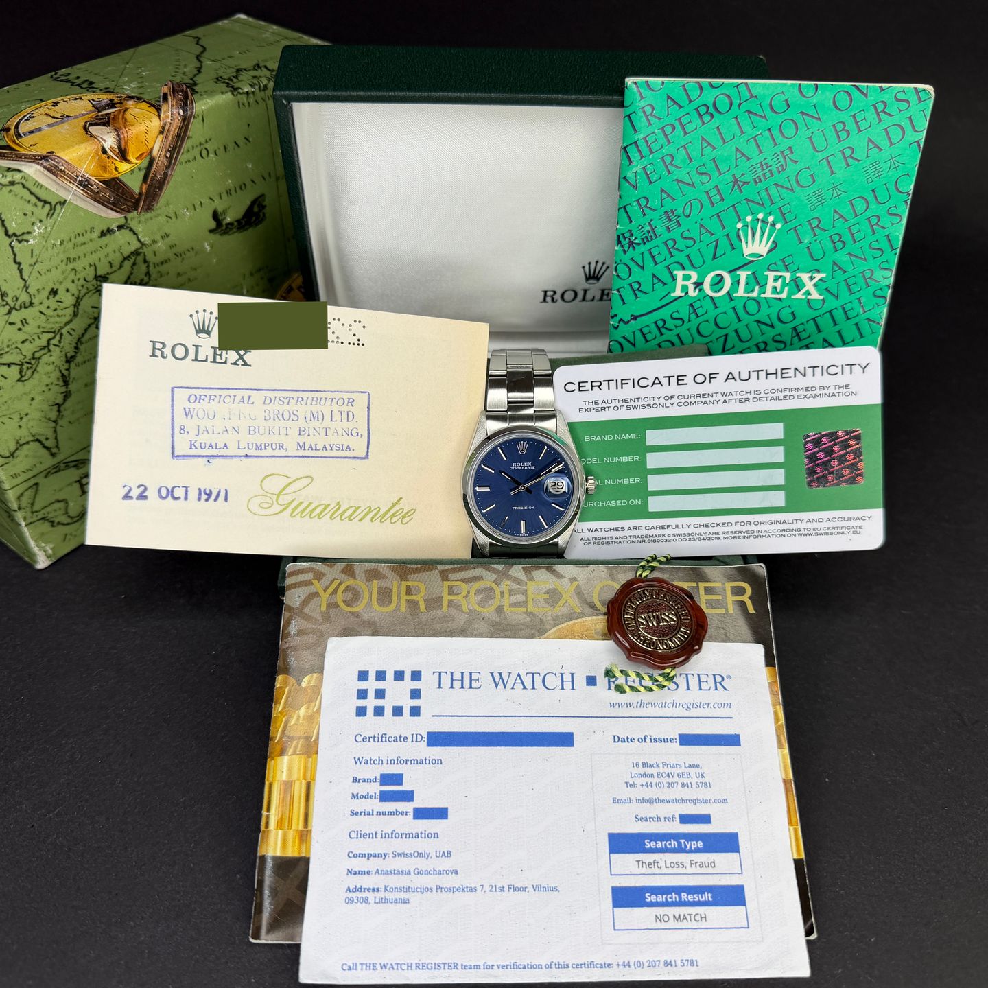 Rolex Oyster Precision 6694 (1969) - 34mm (3/8)