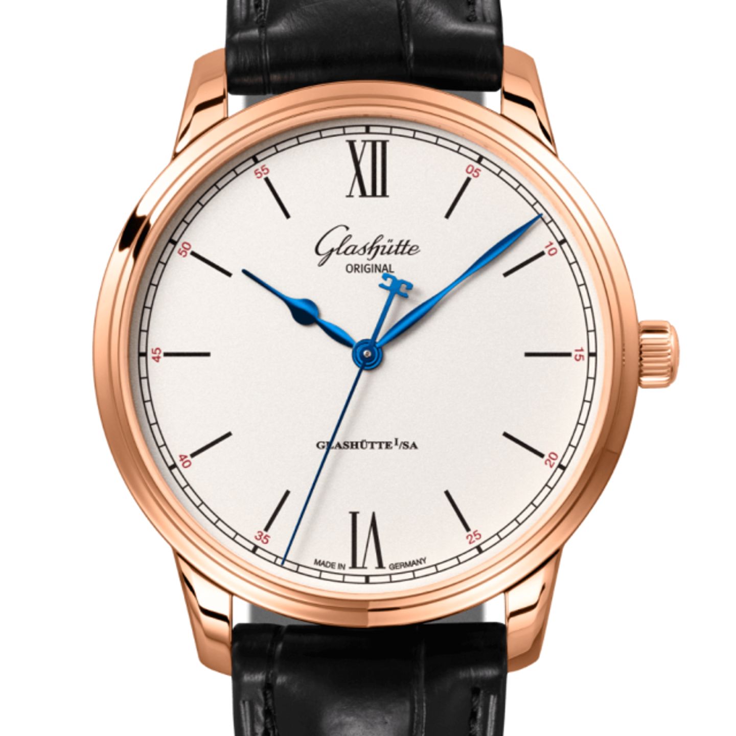 Glashütte Original Senator Excellence 1-36-01-02-05-61 (2024) - Silver dial 40 mm Red Gold case (1/2)