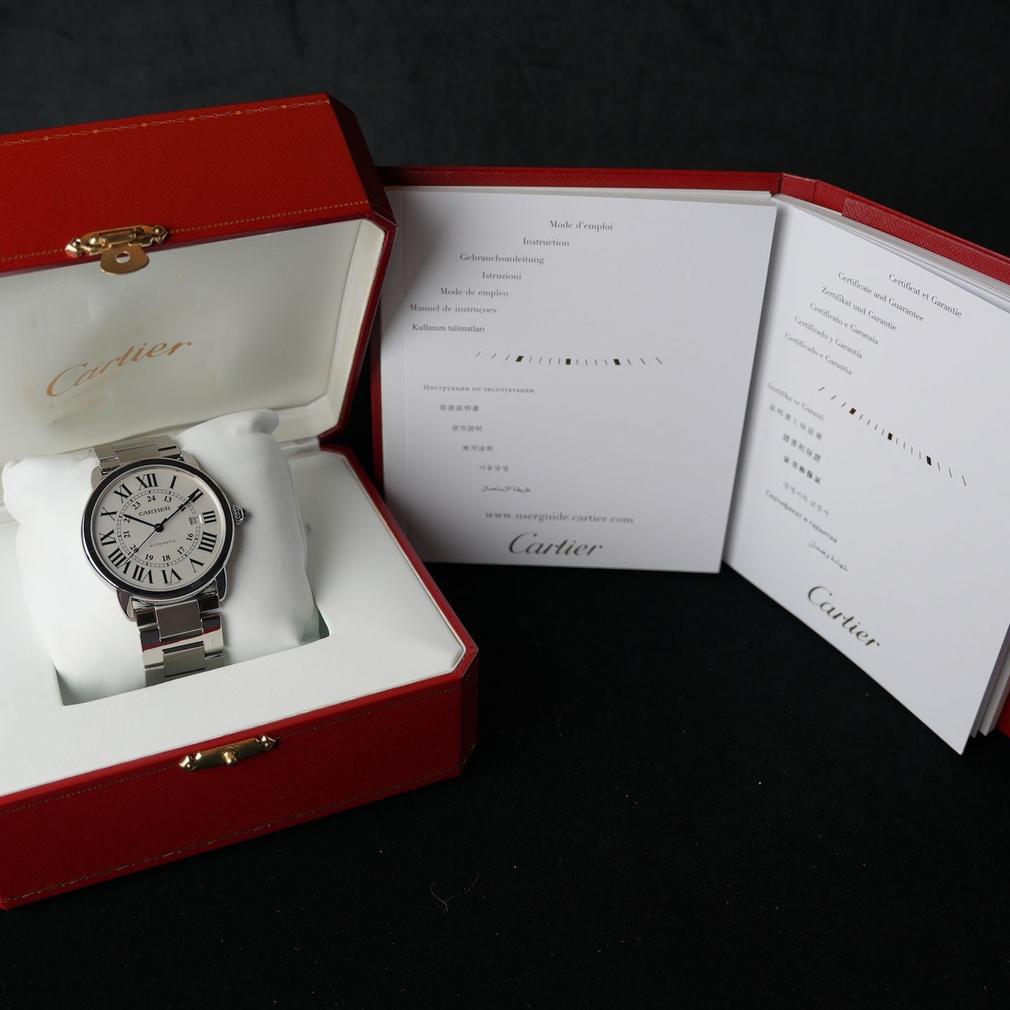 Cartier Ronde Solo de Cartier W6701011 (2018) - Zilver wijzerplaat 42mm Staal (8/8)