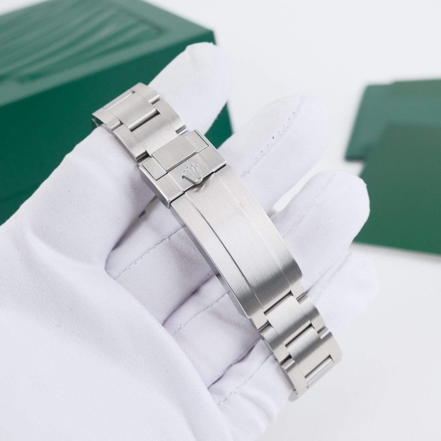 Rolex Submariner Date 116610LV (2017) - Green dial 40 mm Steel case (8/8)