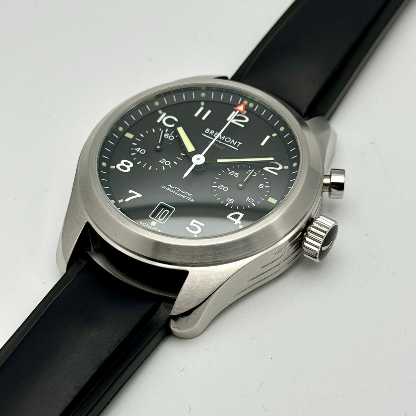 Bremont Unknown BR111 (Onbekend (willekeurig serienummer)) - Zwart wijzerplaat 42mm Staal (5/10)