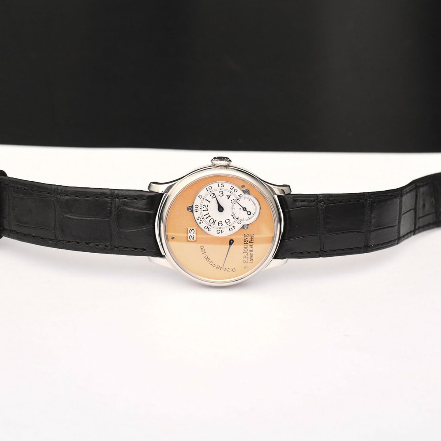 F.P. Journe Octa Unknown (2002) - Pink dial Unknown Platinum case (7/8)