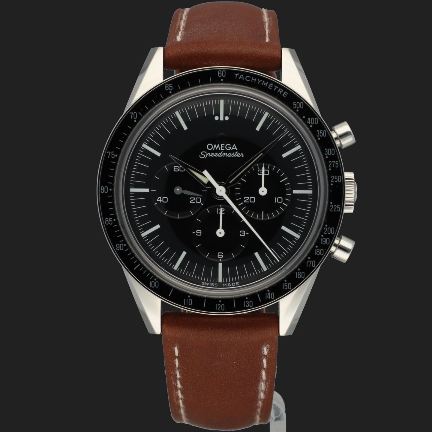 Omega Speedmaster Professional Moonwatch 311.32.40.30.01.001 (2020) - Zwart wijzerplaat 40mm Staal (3/8)