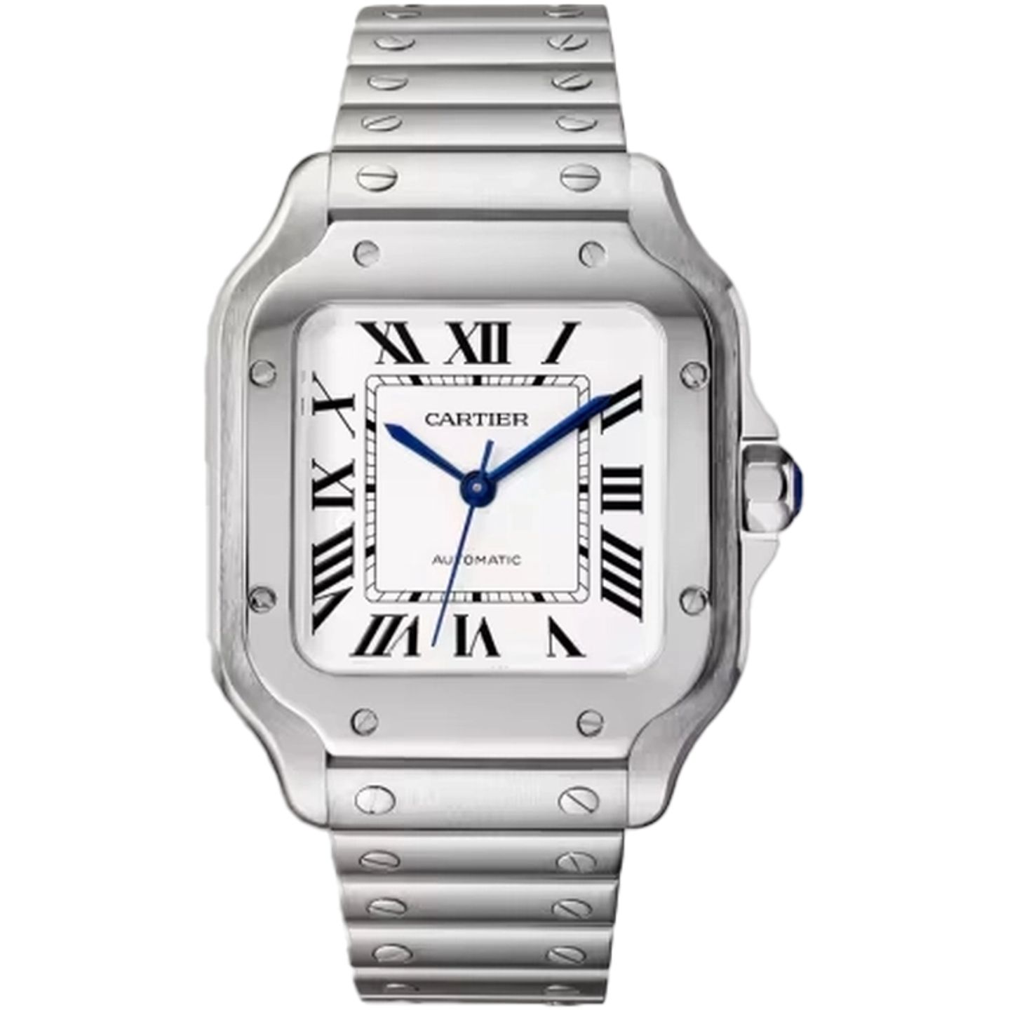 Cartier Santos WSSA0029 (2025) - Silver dial 35 mm Steel case (1/1)
