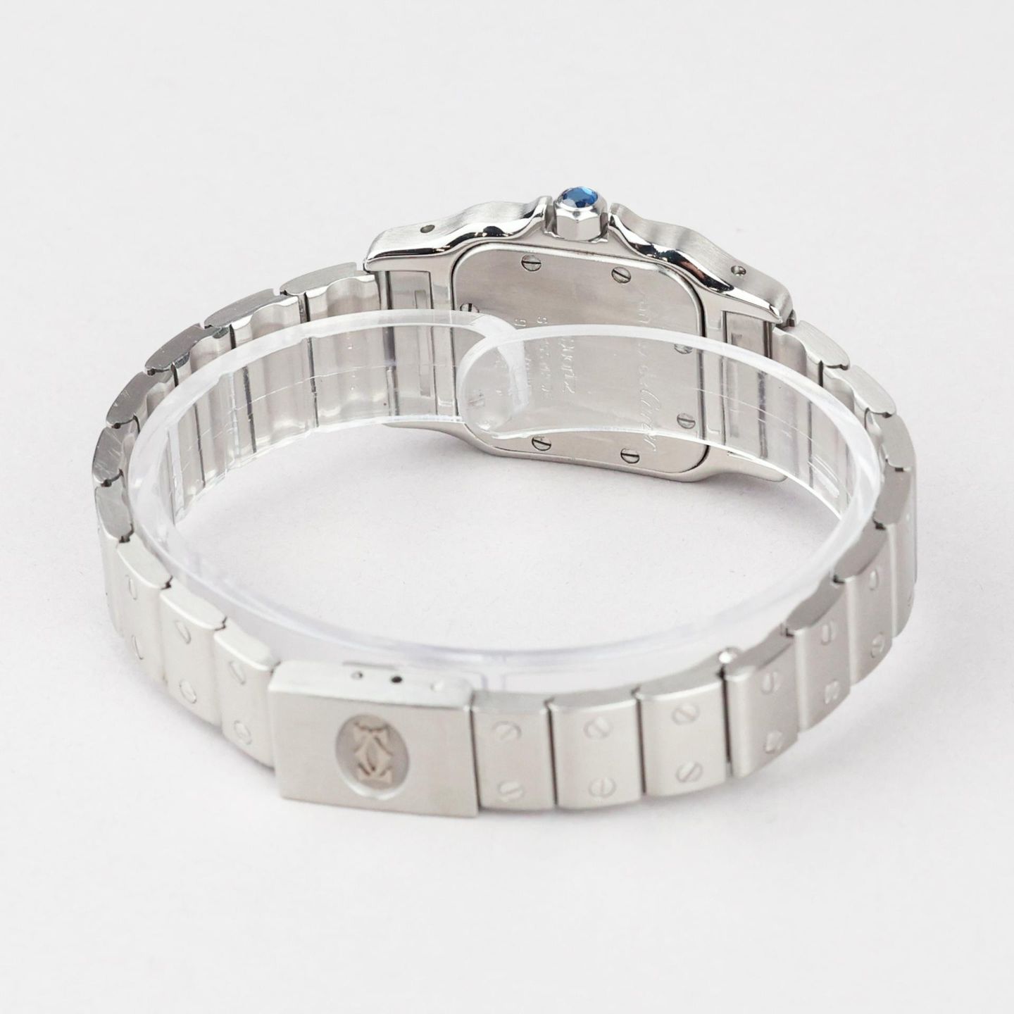 Cartier Santos 9057930 (Unknown (random serial)) - White dial 24 mm Steel case (6/7)