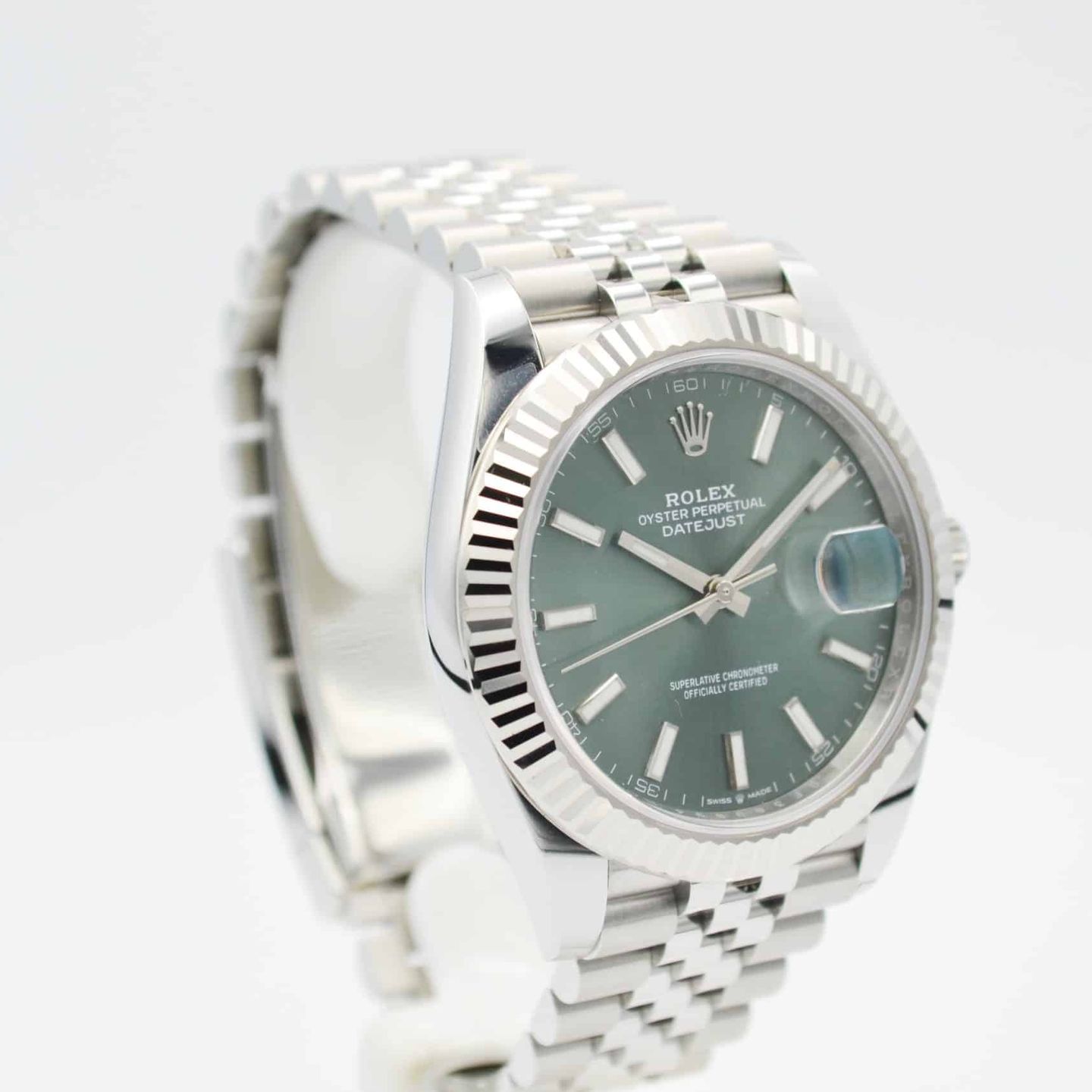 Rolex Datejust 41 126334 (2024) - Groen wijzerplaat 41mm Staal (6/7)