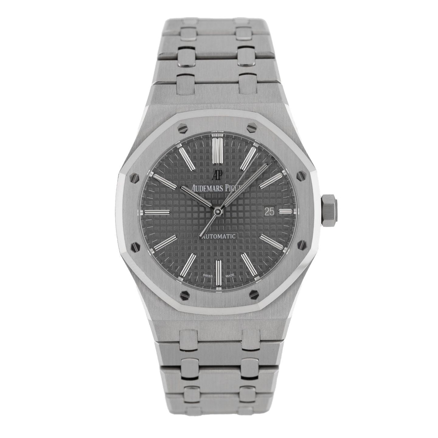 Audemars Piguet Royal Oak Selfwinding 15400ST.OO.1220ST.04 (2020) - Grey dial 41 mm Steel case (1/6)