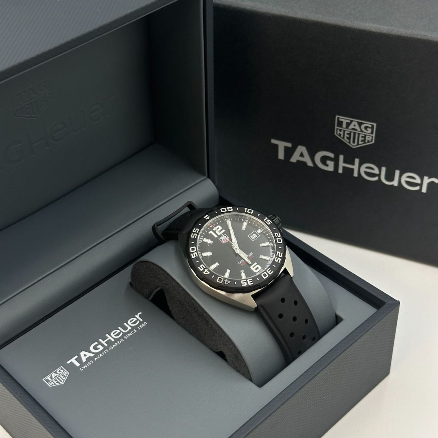 TAG Heuer Formula 1 Quartz WAZ1110.FT8023 (2024) - Zwart wijzerplaat 41mm Staal (3/8)