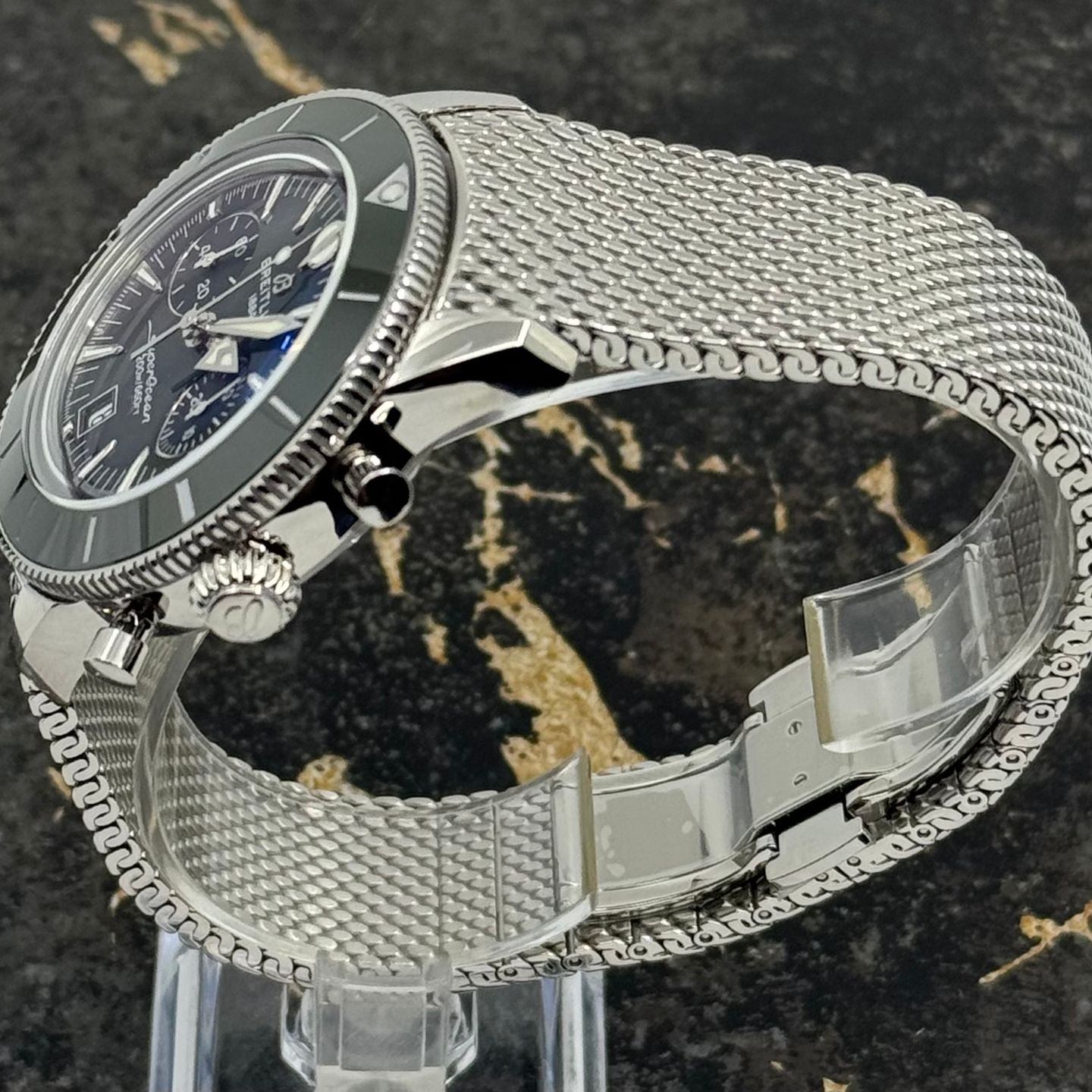 Breitling Superocean Heritage 42 AB0156361L1A1 (2025) - Groen wijzerplaat 44mm Staal (4/8)