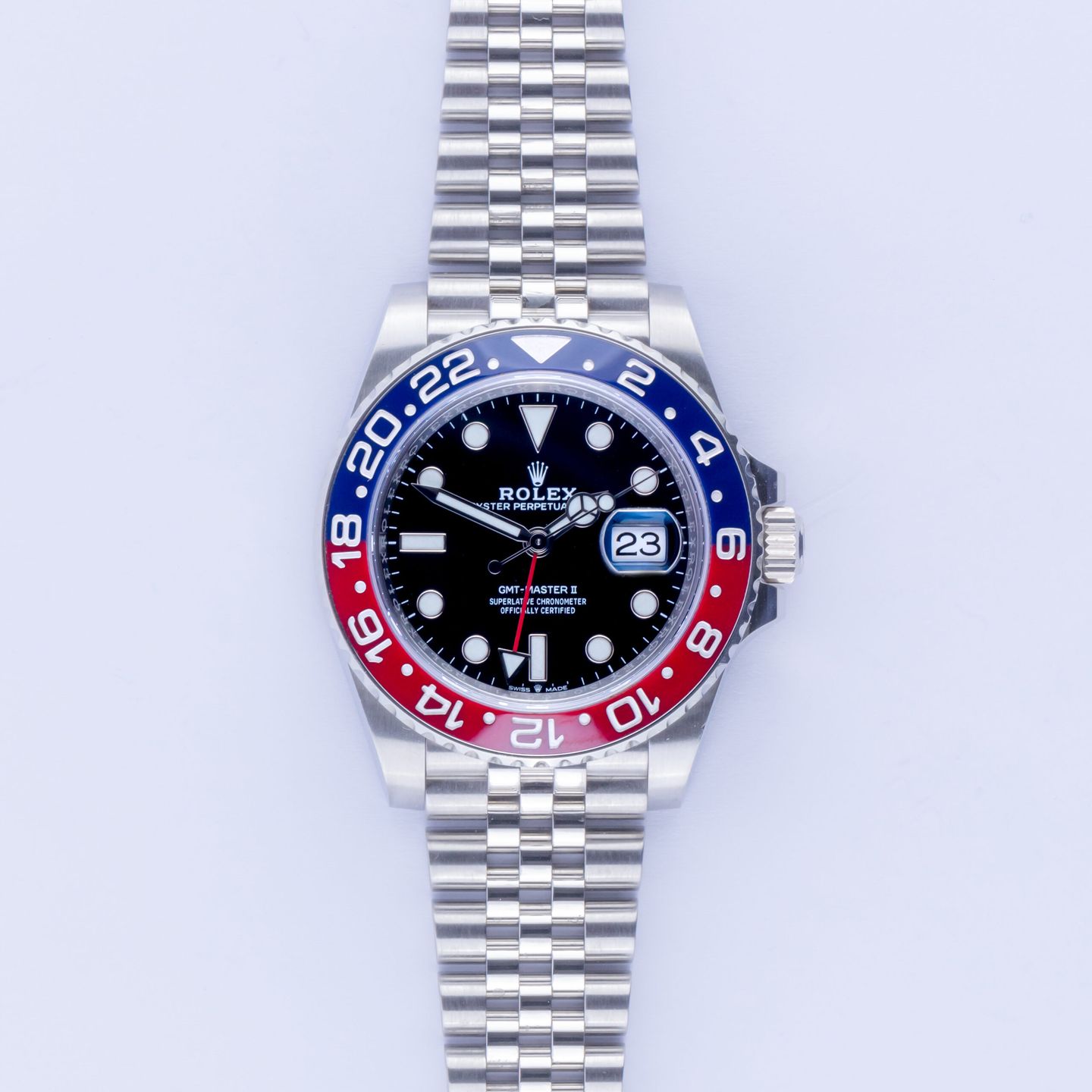 Rolex GMT-Master II 126710BLRO (2020) - Zwart wijzerplaat 40mm Staal (3/8)