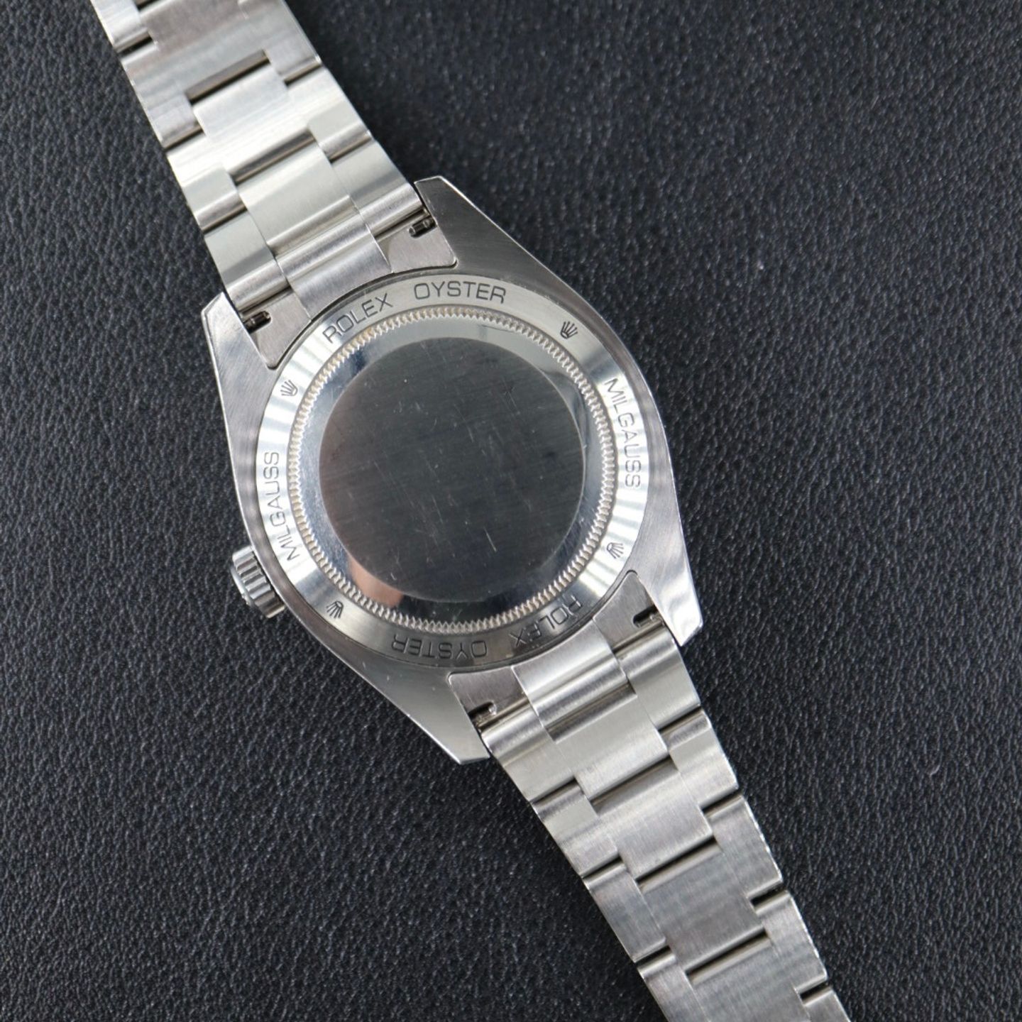 Rolex Milgauss 116400 (2008) - White dial 40 mm Steel case (3/7)