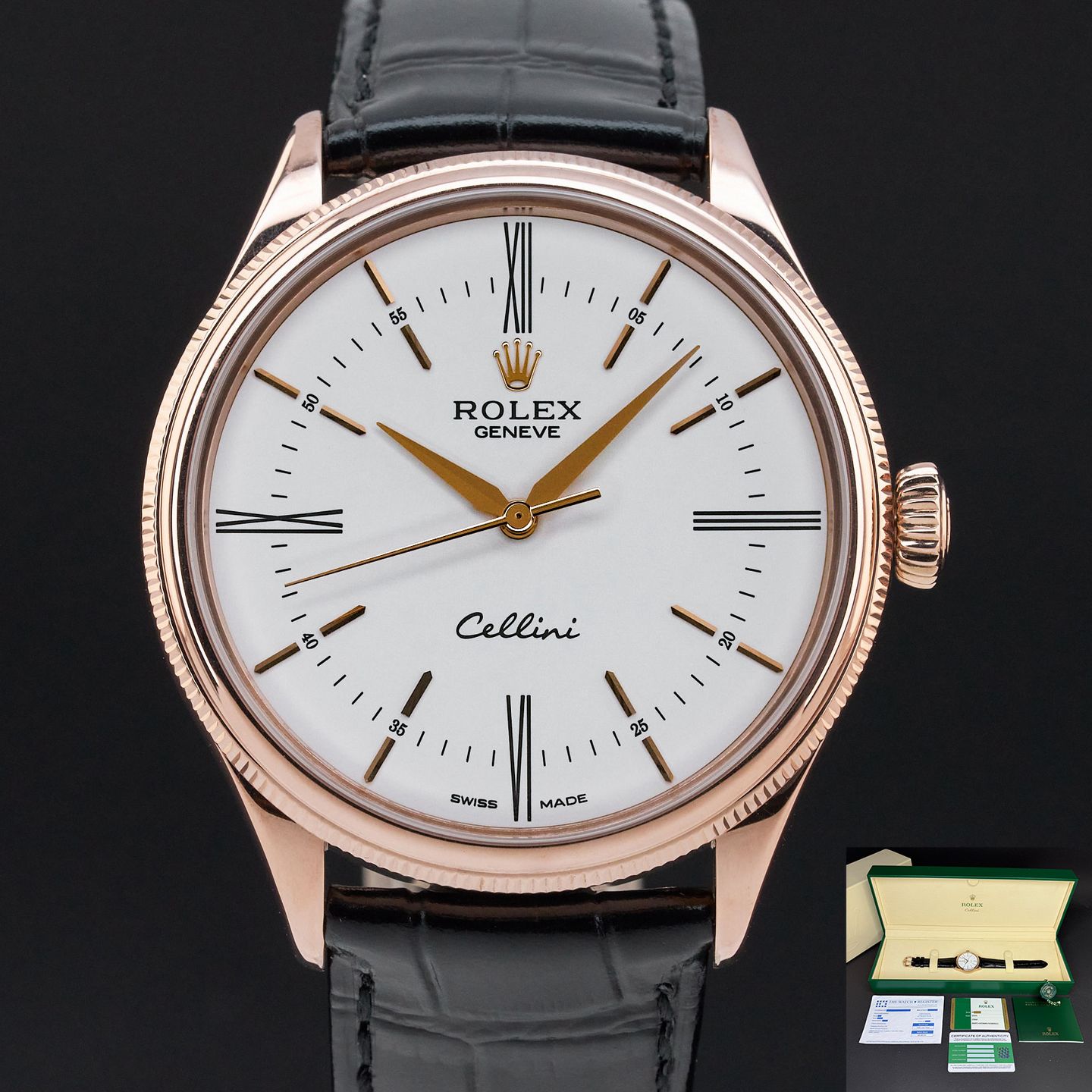 Rolex Cellini Time 50505 (2019) - 39mm Roségoud (1/8)