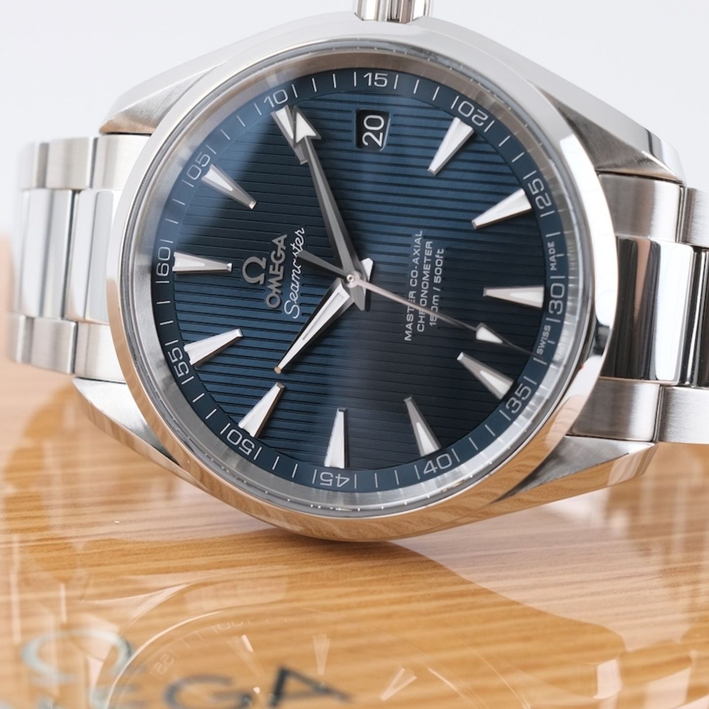 Omega Seamaster Aqua Terra 231.10.42.21.03.003 (2020) - Blauw wijzerplaat 42mm Staal (1/8)