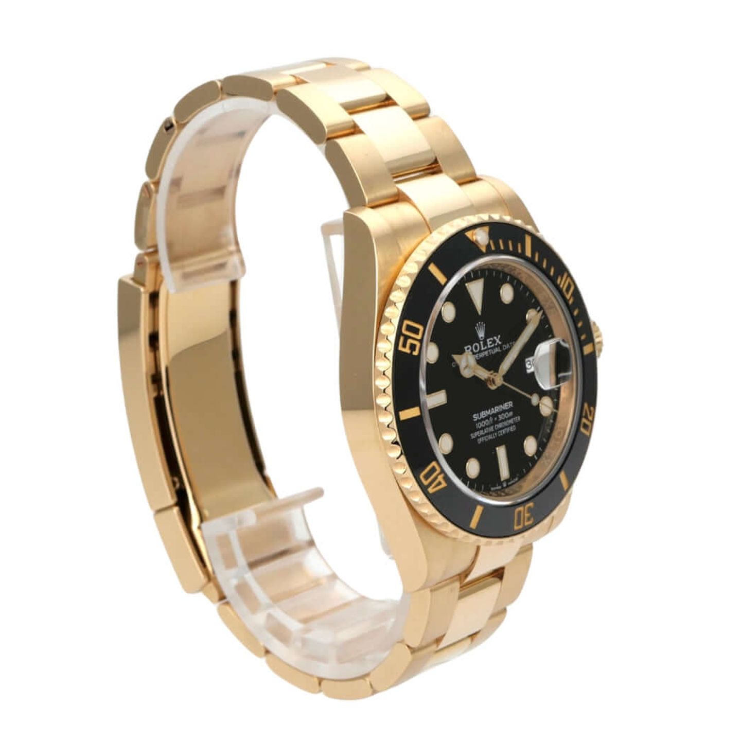 Rolex Submariner Date 126618LN (2022) - Zwart wijzerplaat 41mm Geelgoud (4/8)