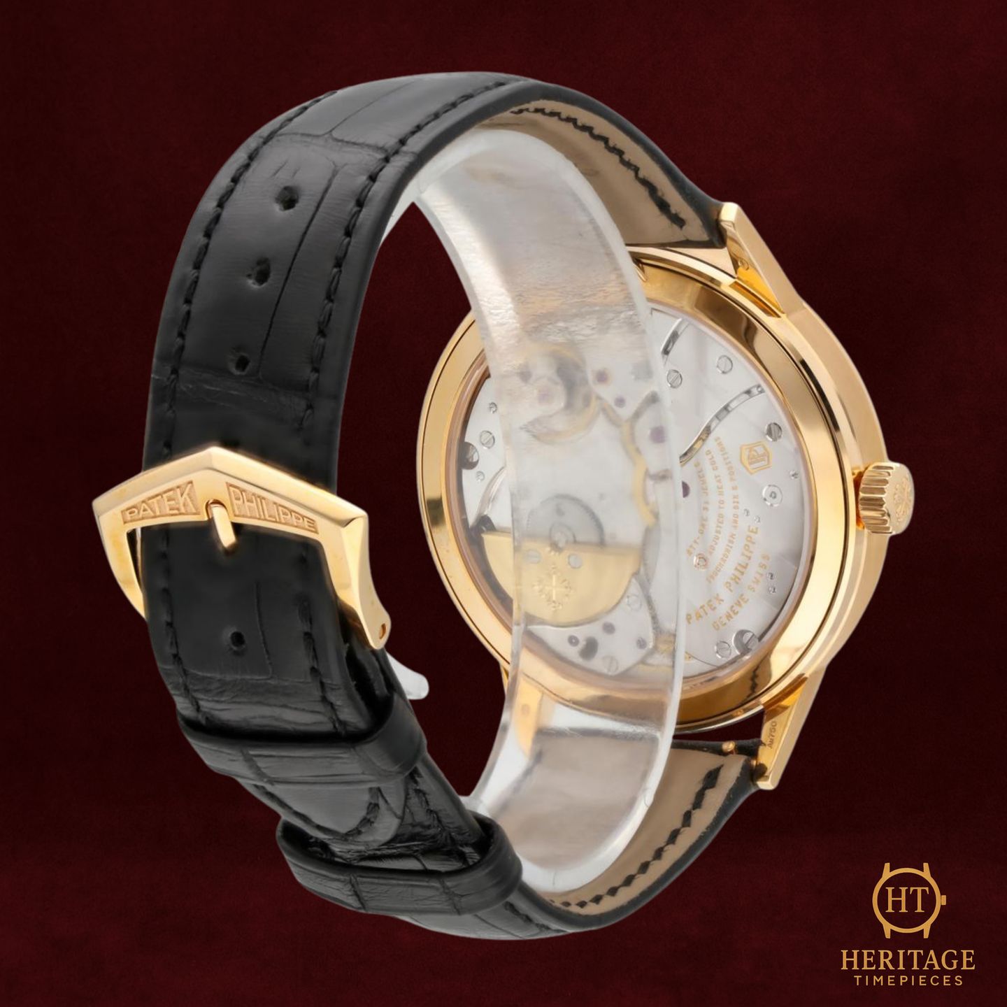 Patek Philippe Annual Calendar 5235/50R-001 (2020) - Zwart wijzerplaat 41mm Roségoud (8/8)