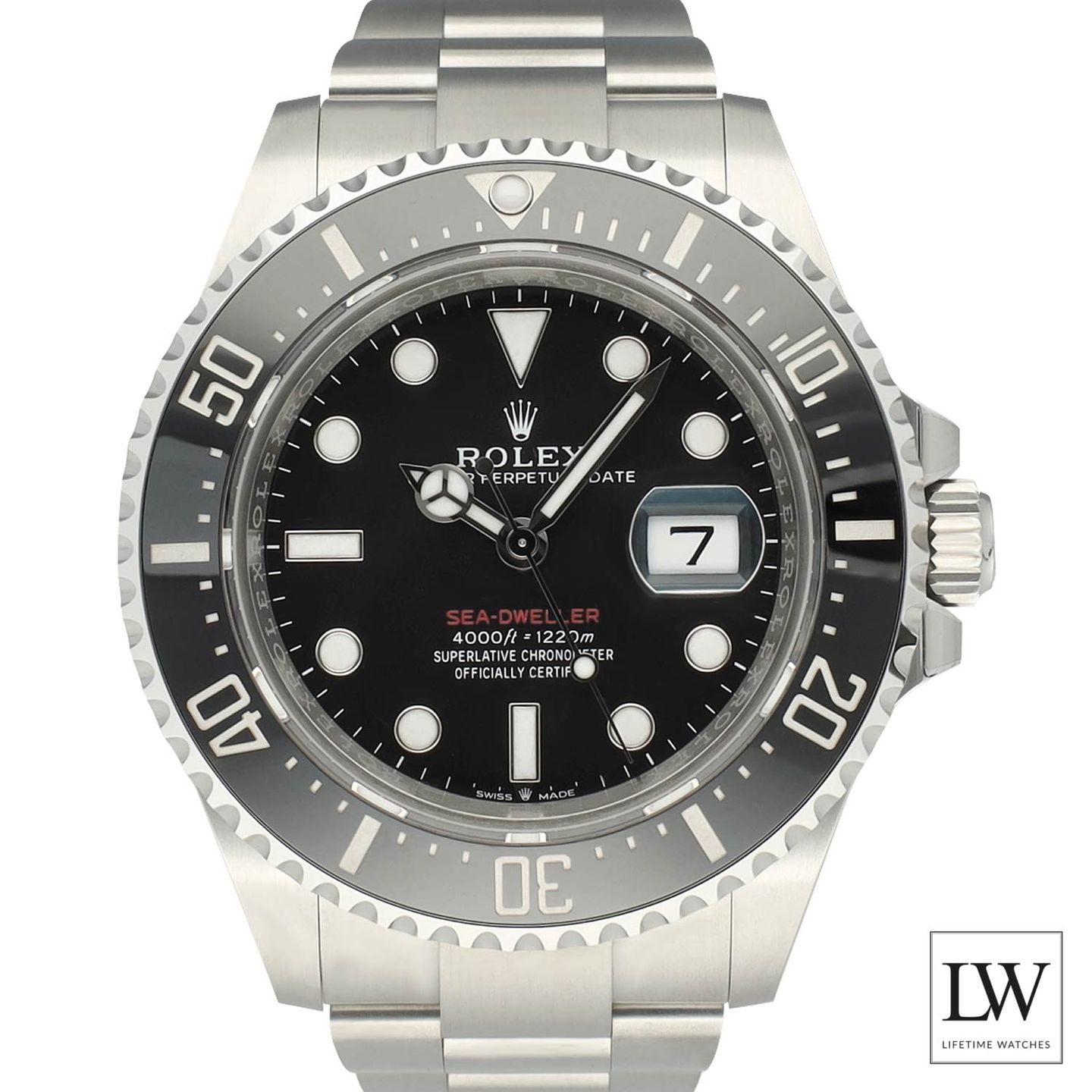 Rolex Sea-Dweller 126600 (2024) - Zwart wijzerplaat 43mm Staal (2/8)