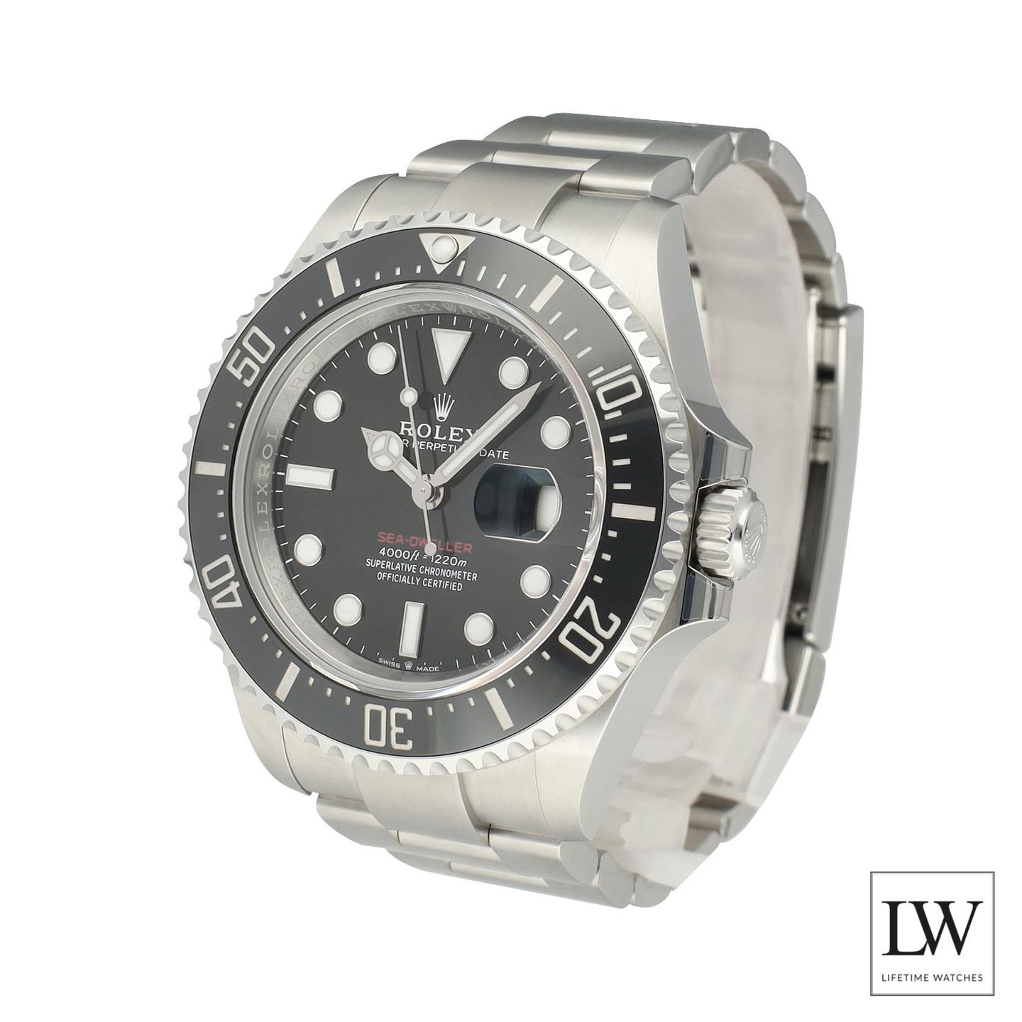 Rolex Sea-Dweller 126600 (2024) - Zwart wijzerplaat 43mm Staal (5/8)