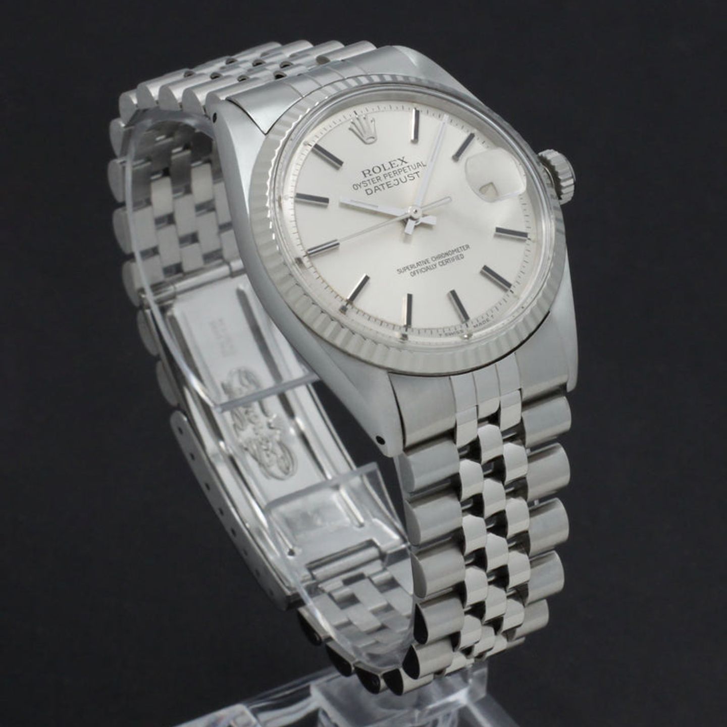 Rolex Datejust 1601 (1970) - Silver dial 36 mm Steel case (5/7)