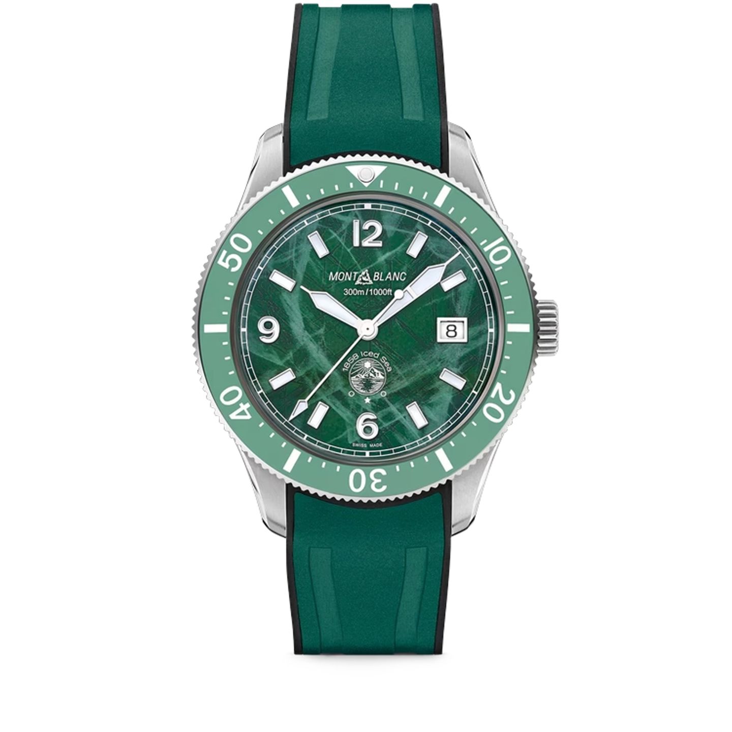 Montblanc 1858 129765 (2026) - Green dial 41 mm Steel case (1/1)