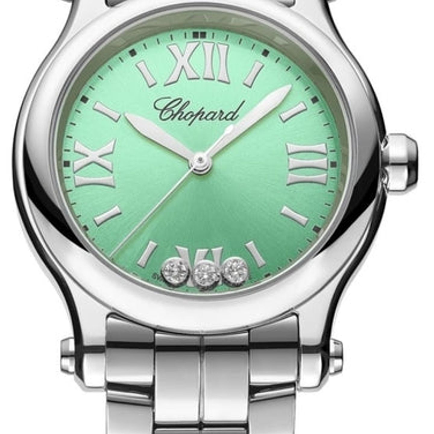 Chopard Happy Sport 278590-3013 (2026) - Green dial 30 mm Steel case (1/1)