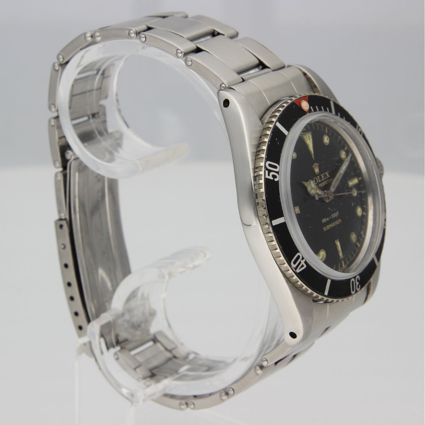 Rolex Submariner No Date 5508 (1950) - Black dial 37 mm Steel case (7/8)