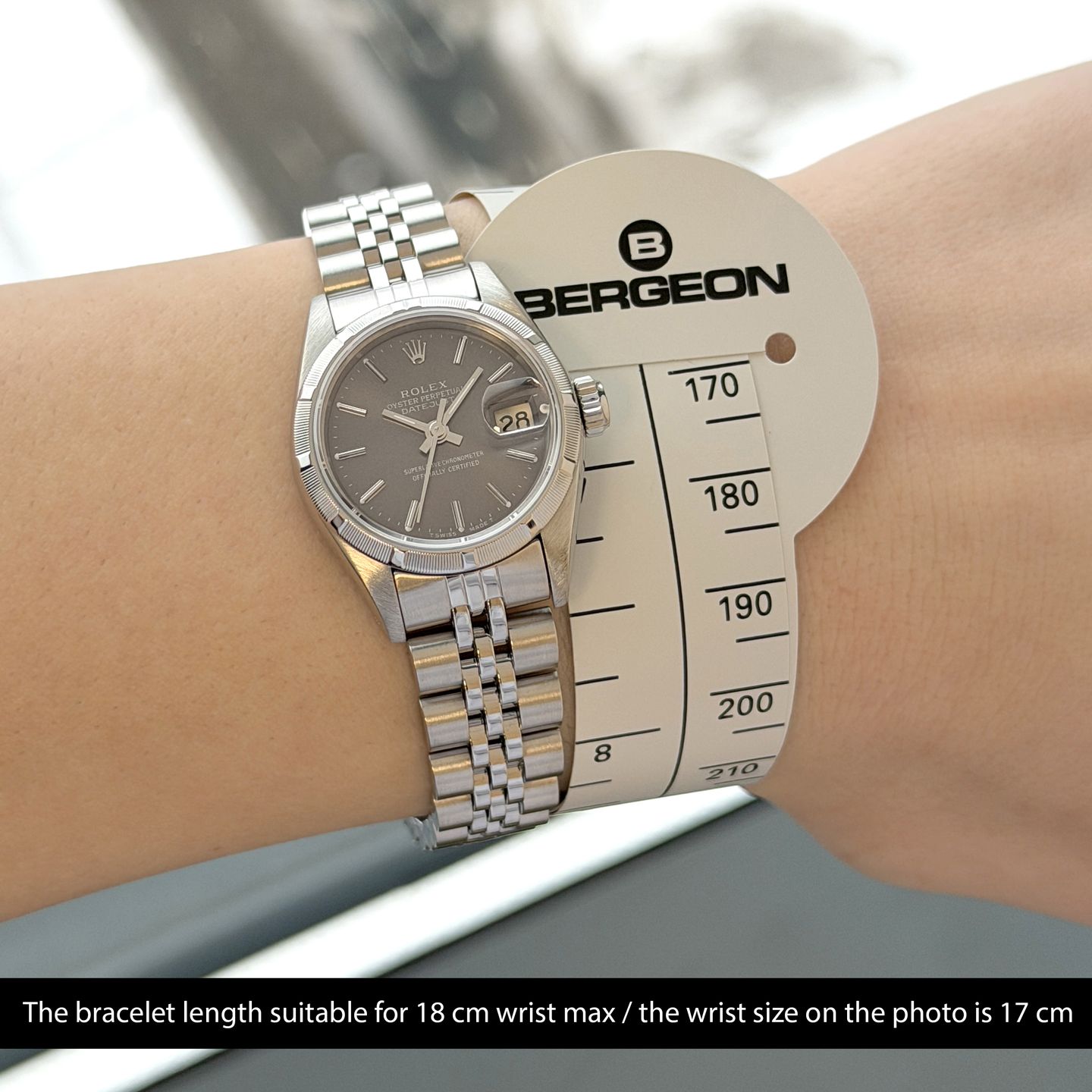 Rolex Oyster Perpetual Lady Date 69190 (1984) - 26 mm Steel case (2/8)