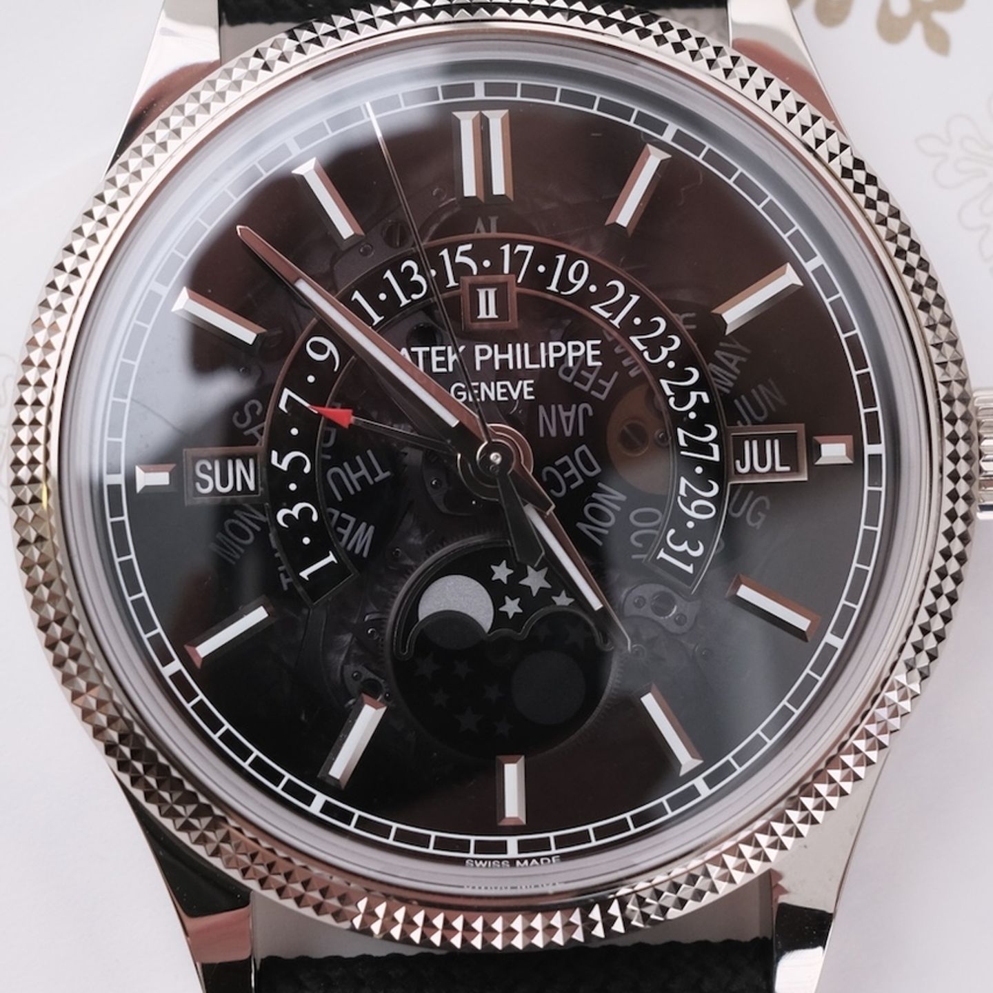 Patek Philippe Grand Complications 6159G-001 (2025) - Grijs wijzerplaat 40mm Witgoud (5/8)