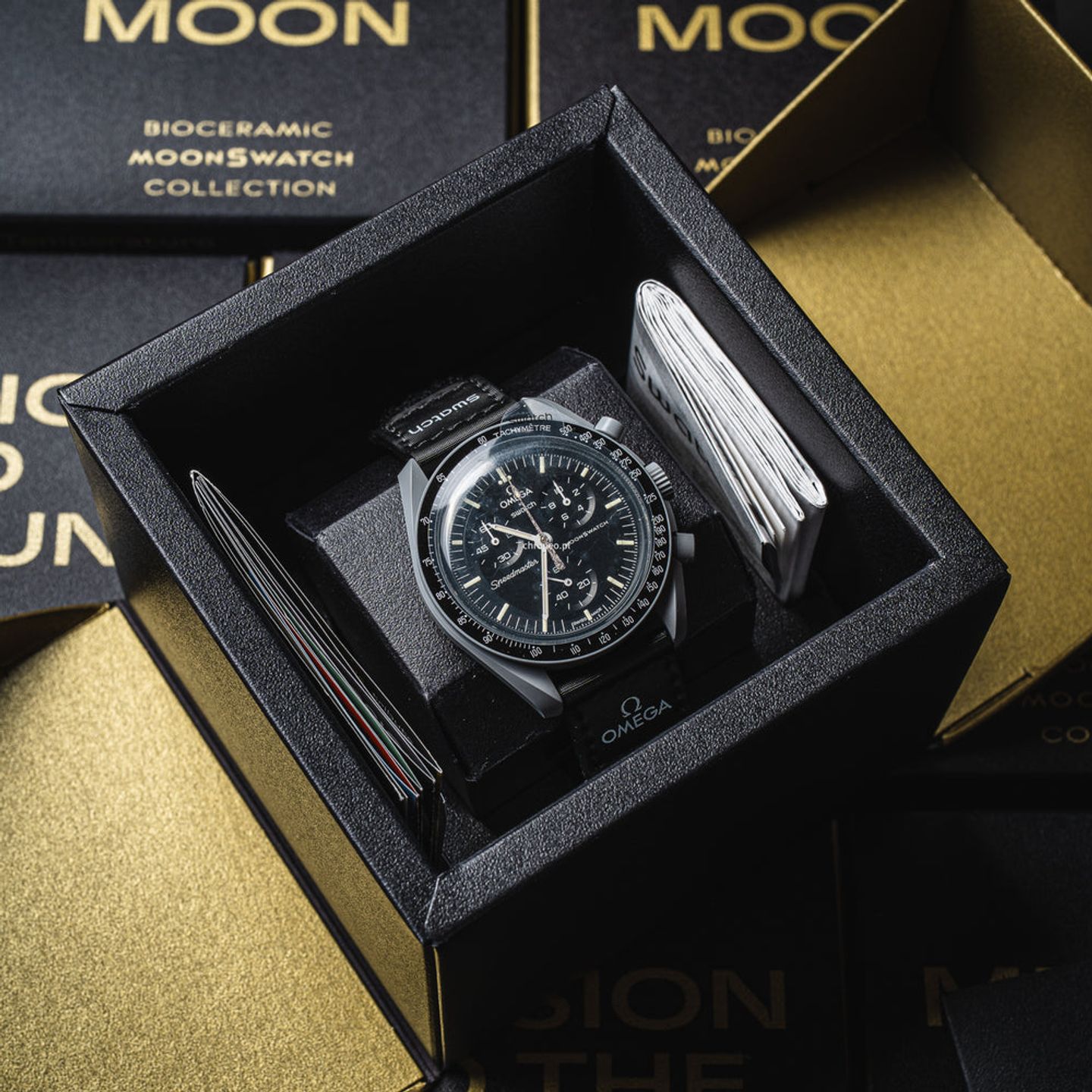 Unknown Unknown Swatch Mission To The Moonshine Gold Moonswatch  (2023) - Onbekend wijzerplaat 42mm Keramiek (4/8)