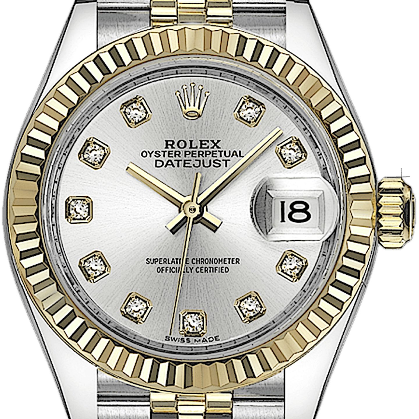 Rolex Lady-Datejust 279173 (2025) - 28 mm Gold/Steel case (1/5)