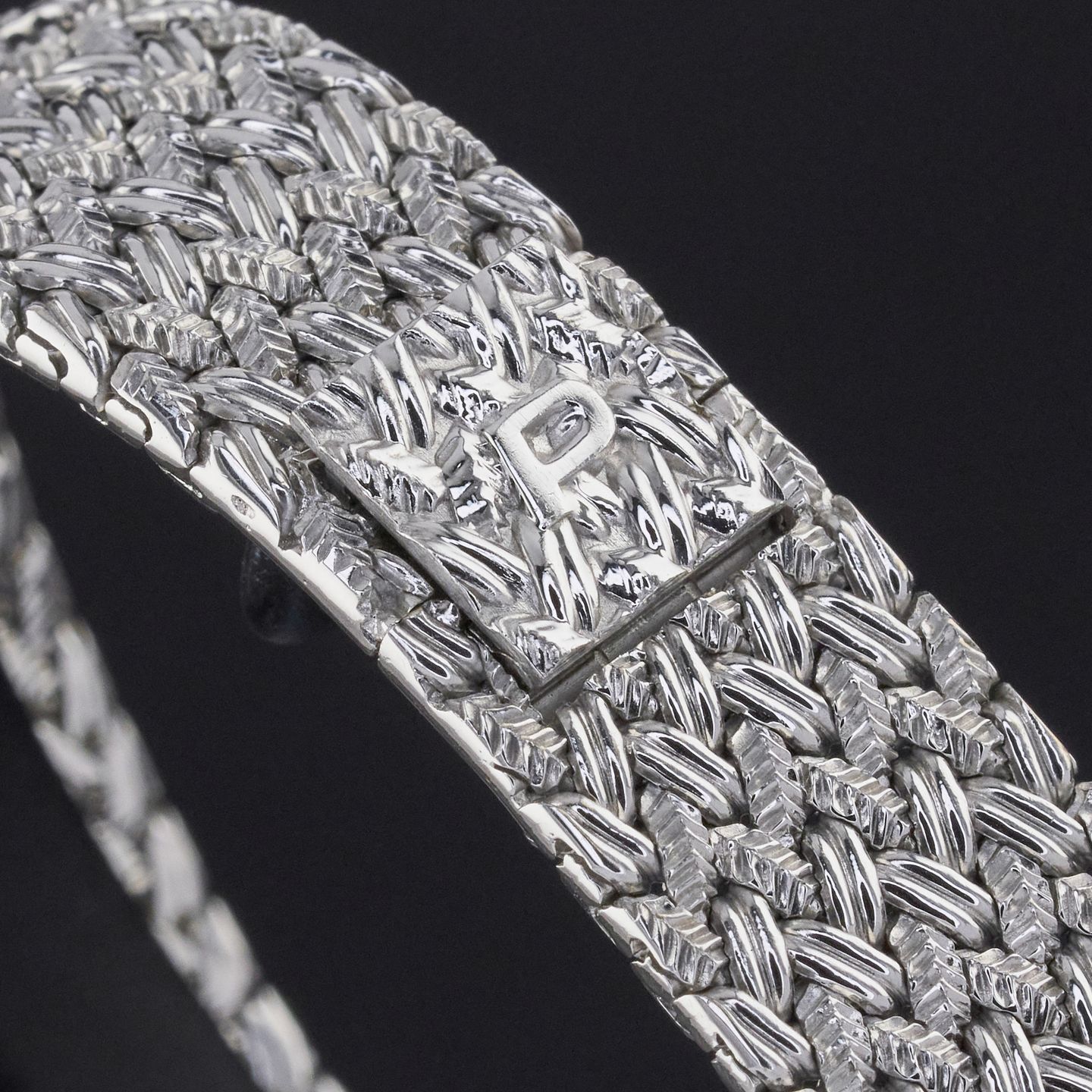 Piaget Vintage 924D7 (Unknown (random serial)) - White dial 24 mm White Gold case (8/8)