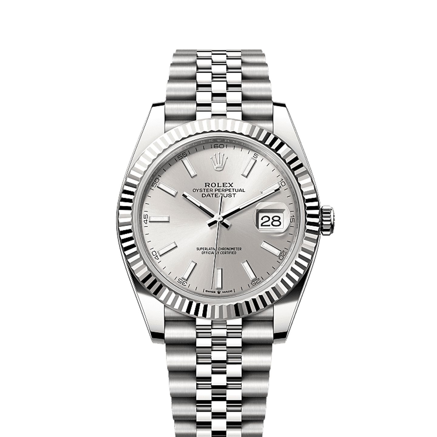Rolex Datejust 41 126334 (2025) - Zilver wijzerplaat 41mm Staal (1/1)