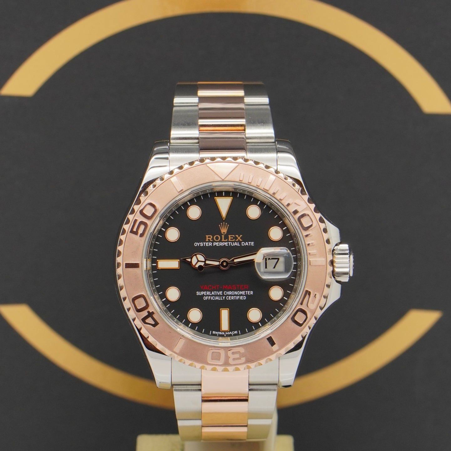 Rolex Yacht-Master 40 116621 (2019) - Black dial 40 mm Gold/Steel case (1/7)