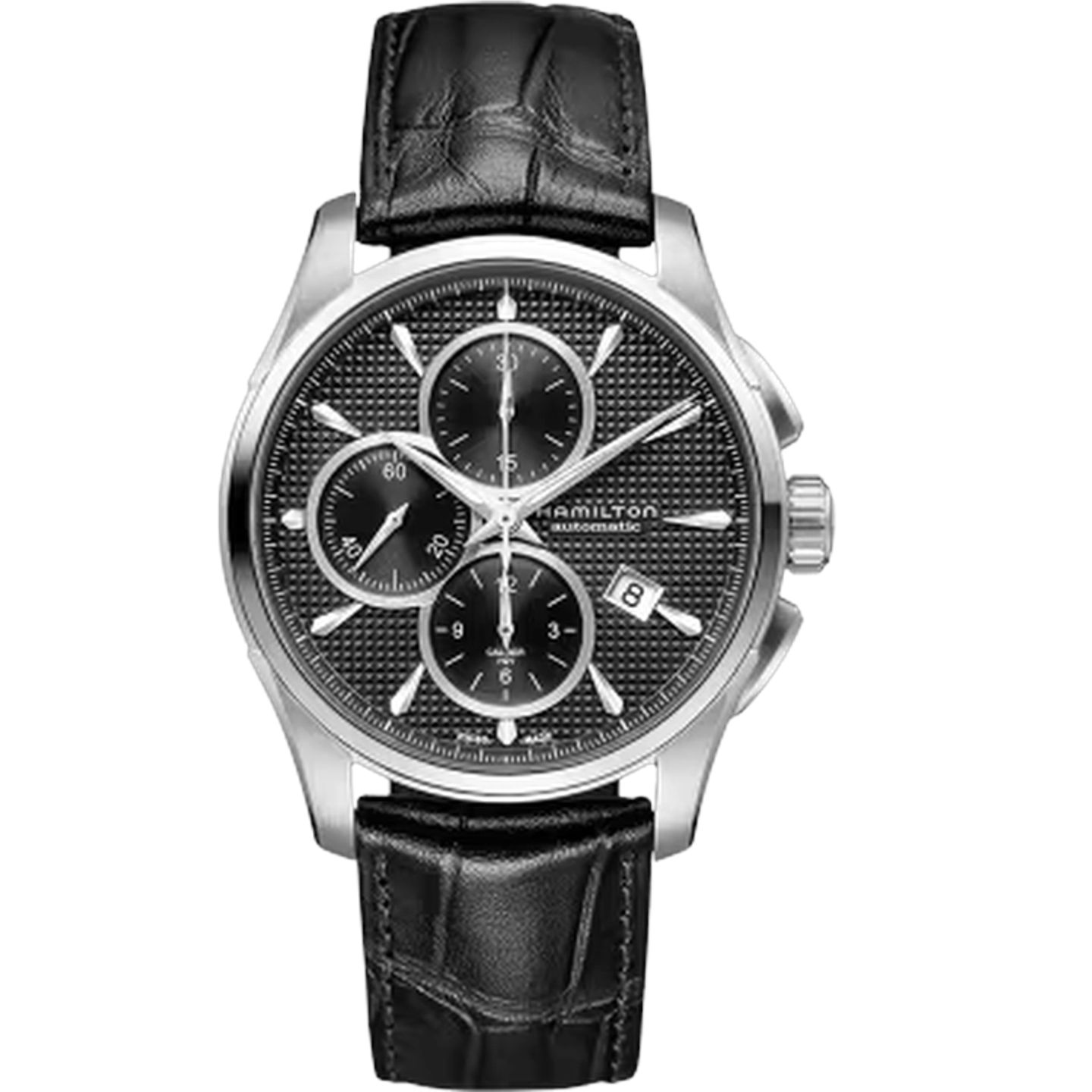 Hamilton Jazzmaster Auto Chrono H32596731 (2025) - Zwart wijzerplaat 42mm Staal (1/1)