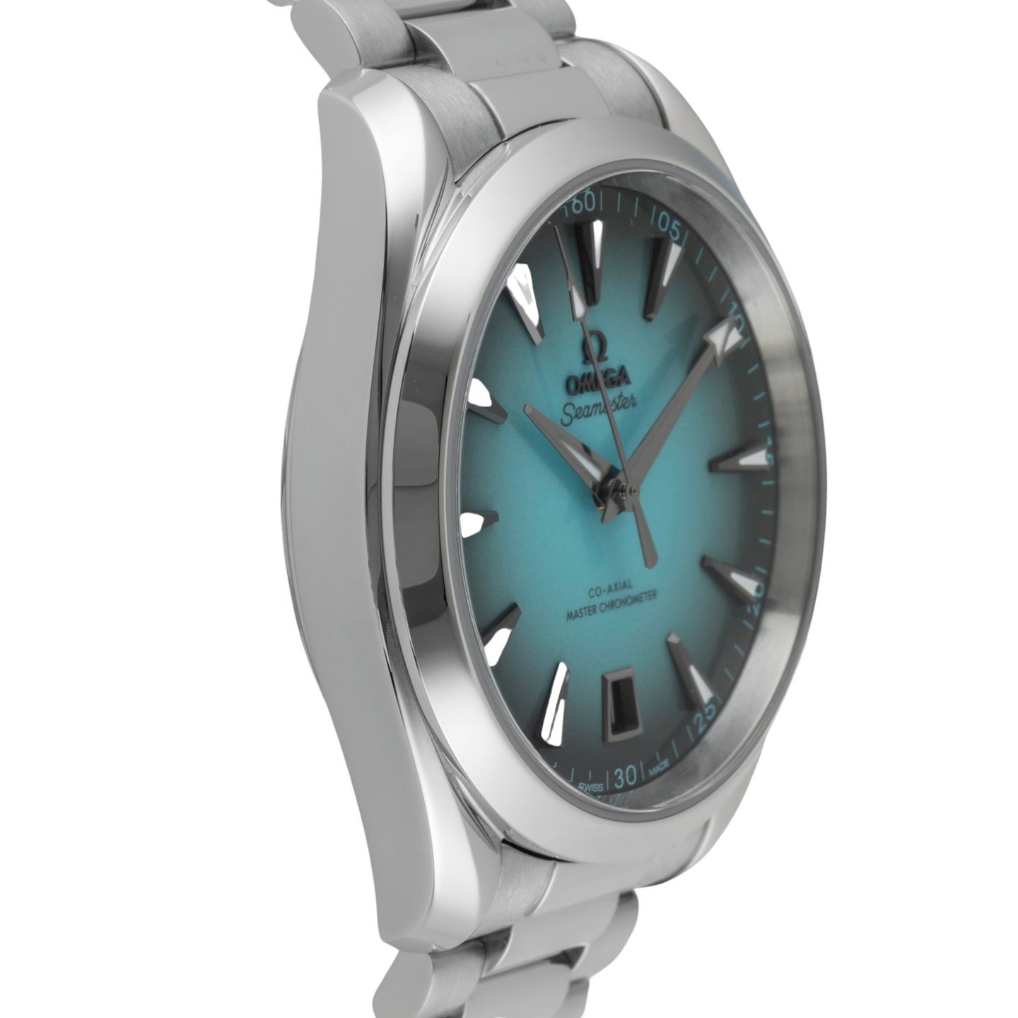 Omega Seamaster Aqua Terra 220.10.41.21.03.006 (Unknown (random serial)) - Turquoise dial 41 mm Steel case (7/8)
