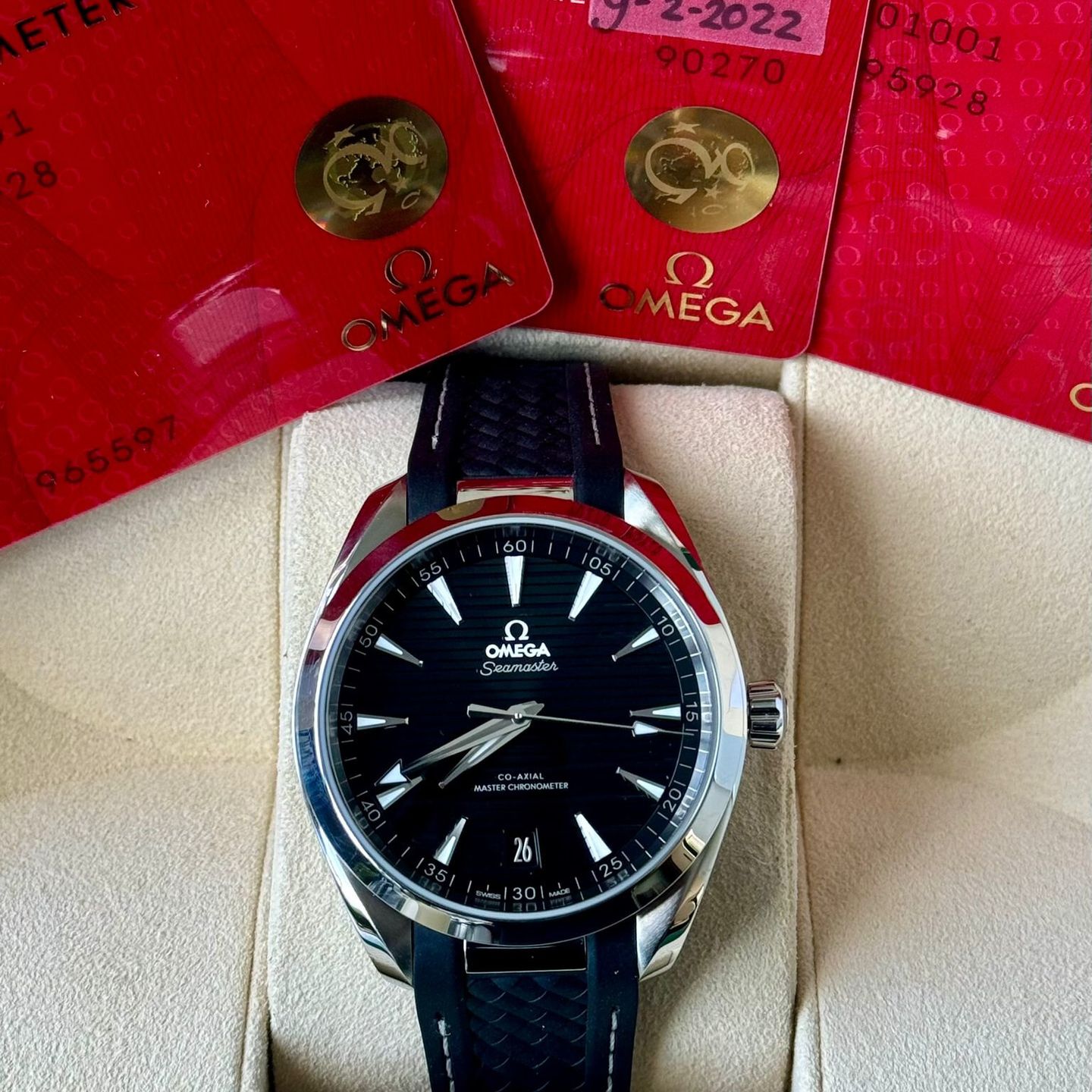 Omega Seamaster Aqua Terra 220.12.41.21.01.001 (2022) - Zwart wijzerplaat 41mm Staal (7/7)