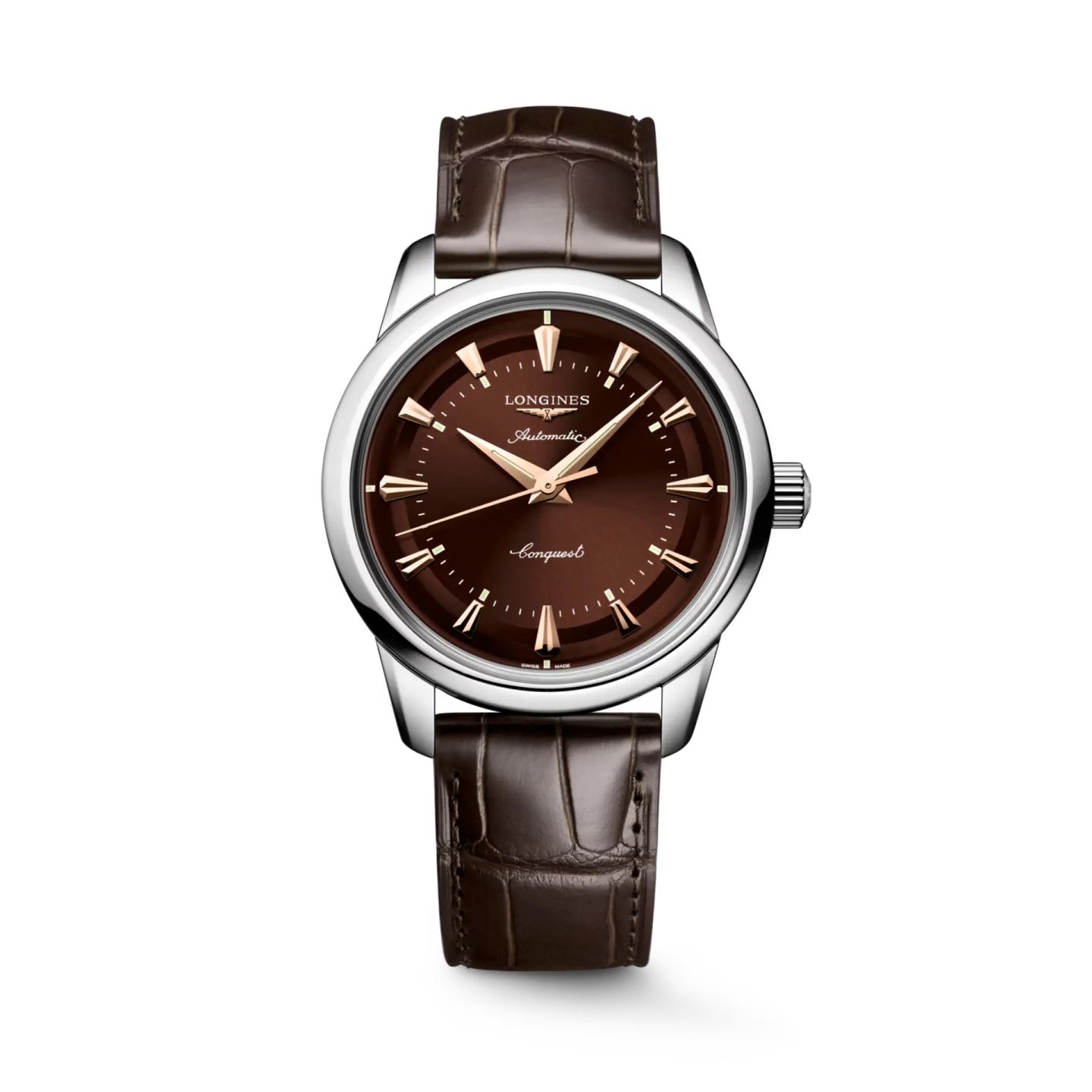 Longines Conquest Heritage L1.649.4.62.2 (2025) - Brown dial 40 mm Steel case (1/1)