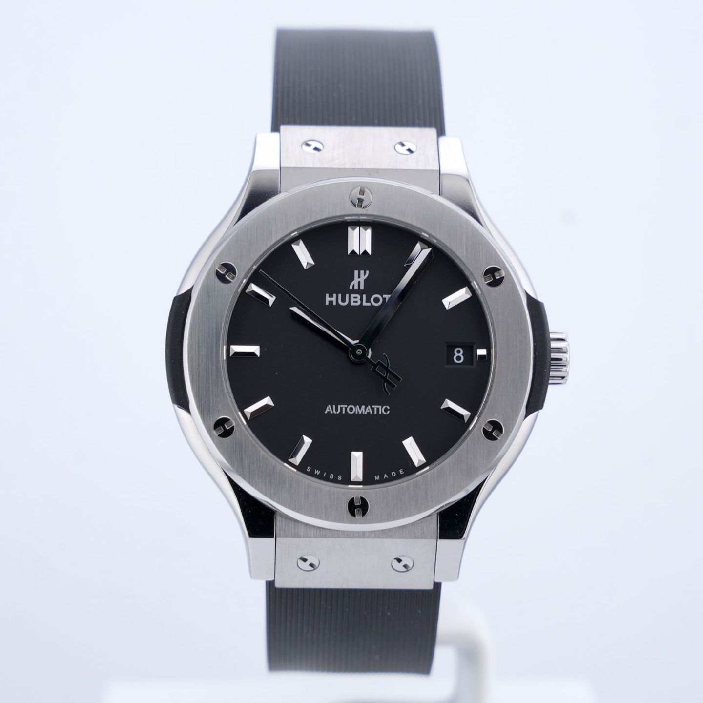 Hublot Classic Fusion 565.NX.1171.LR (Unknown (random serial)) - Black dial 38 mm Titanium case (1/8)