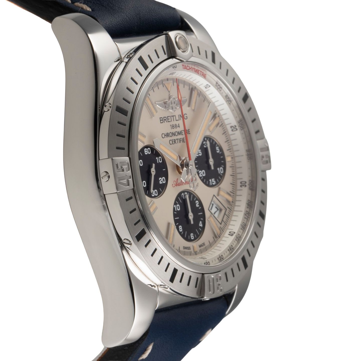 Breitling Chronomat 44 Airborne AB01154G/G786 (Unknown (random serial)) - Silver dial 44 mm Steel case (7/8)
