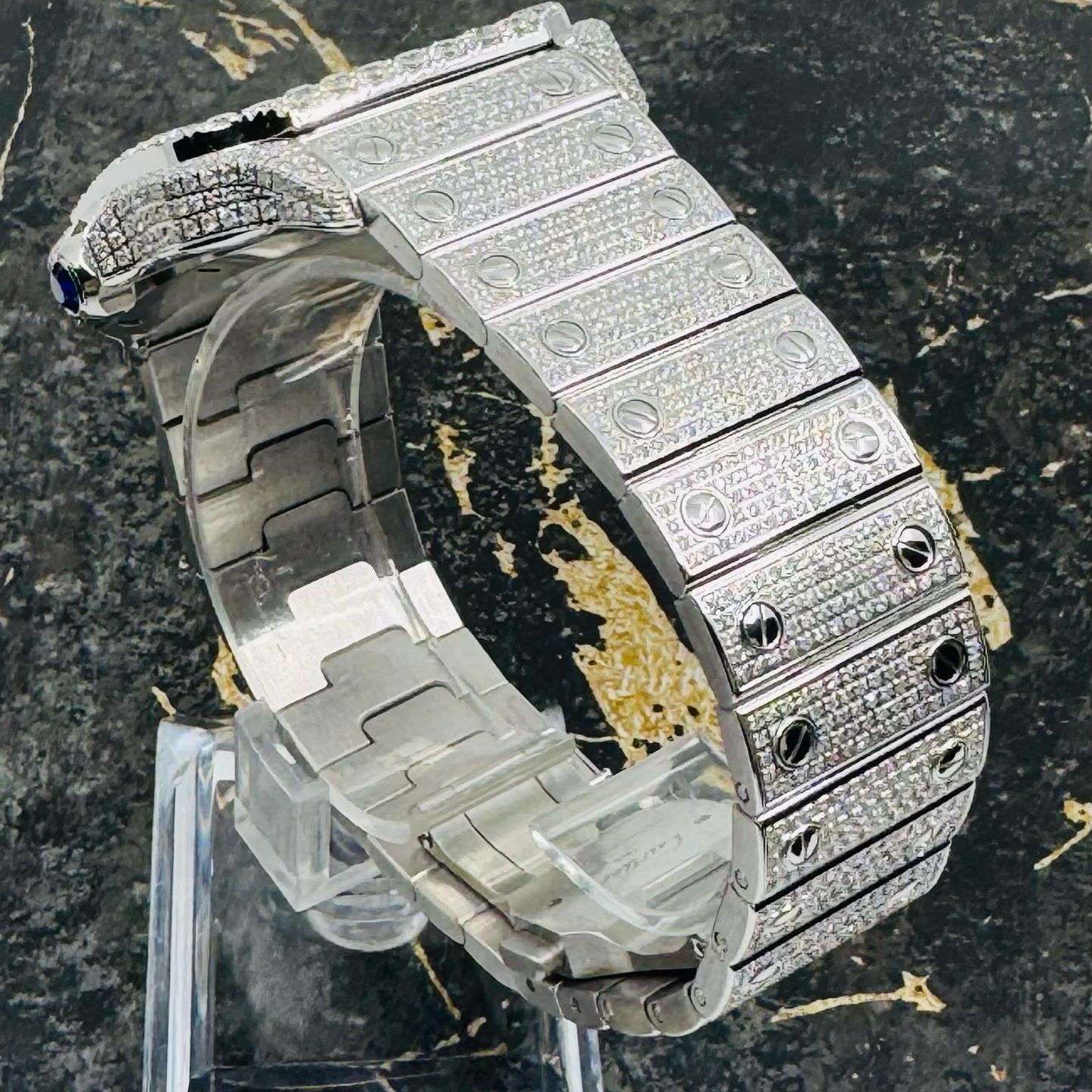 Cartier Santos WSSA0018 (2024) - Silver dial 40 mm Steel case (8/8)