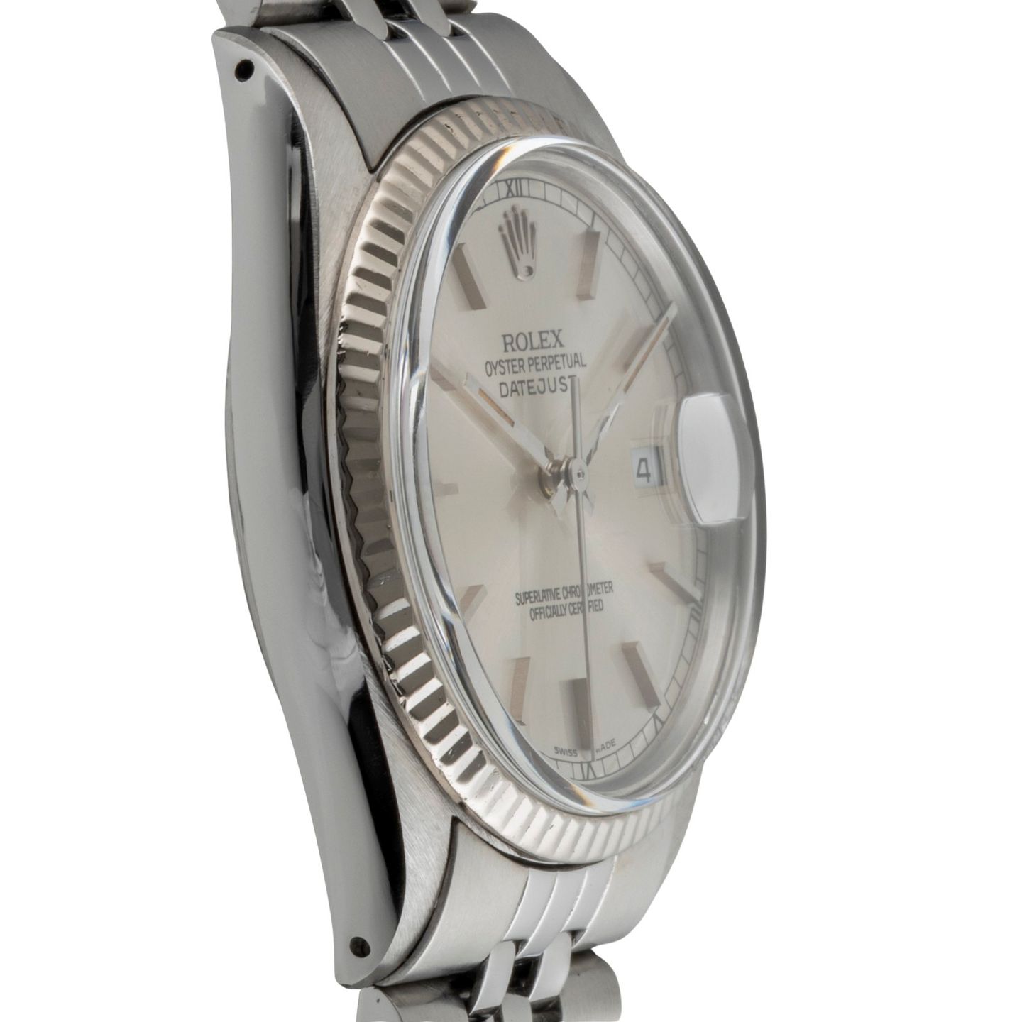 Rolex Datejust 36 16014 (1984) - Zilver wijzerplaat 36mm Staal (7/8)