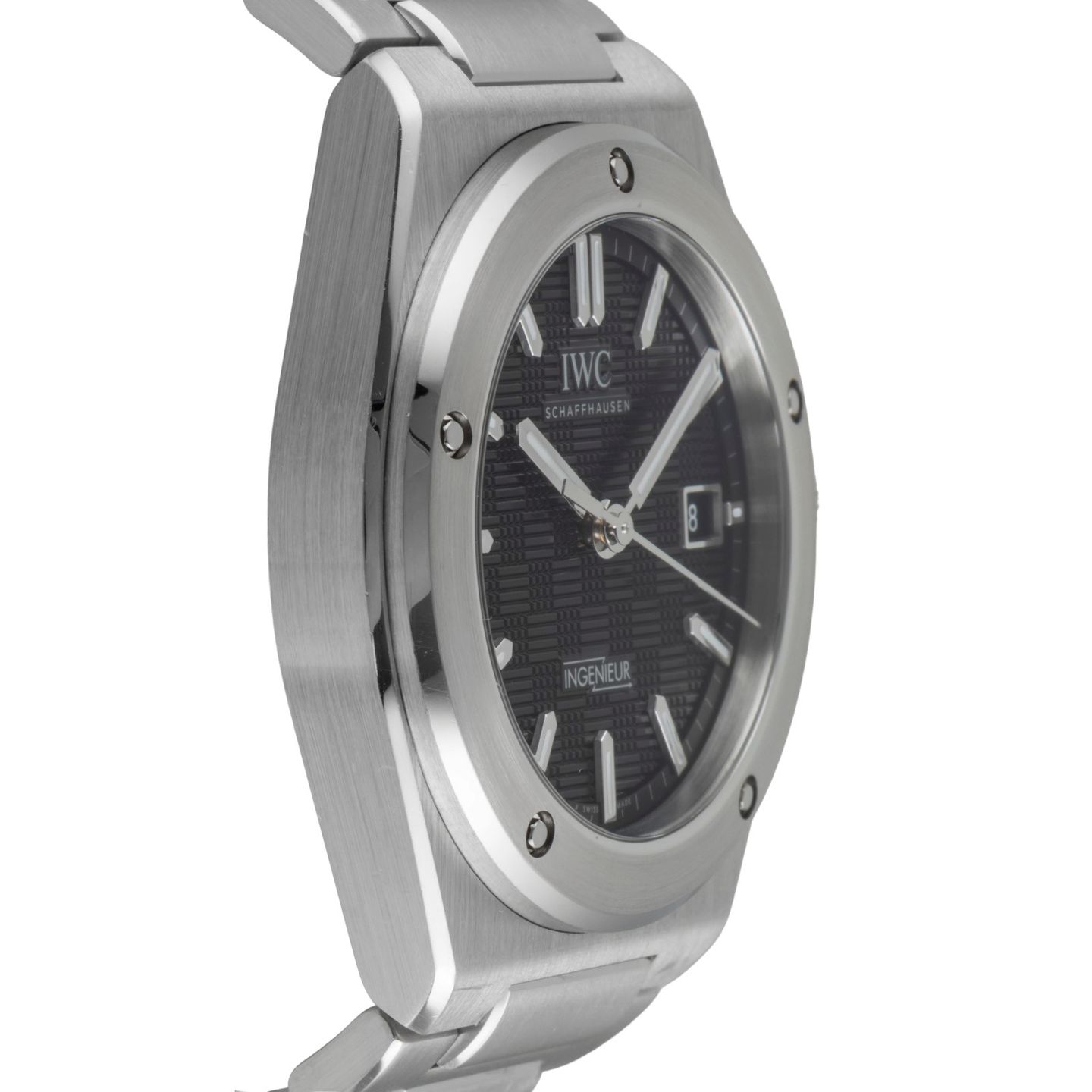 IWC Ingenieur Automatic IW328901 (Onbekend (willekeurig serienummer)) - Zwart wijzerplaat 40mm Staal (7/8)