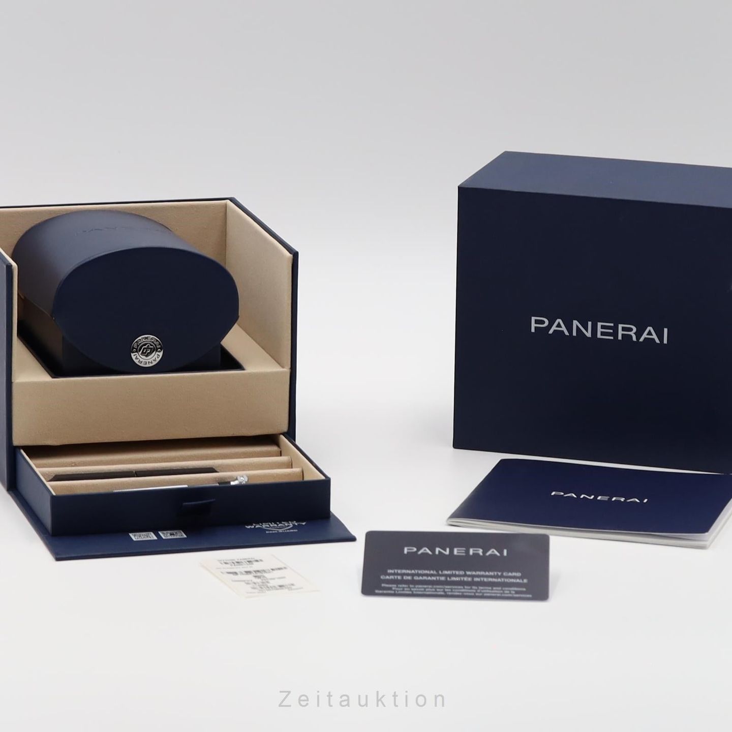 Panerai Radiomir PAM01348 (Onbekend (willekeurig serienummer)) - Blauw wijzerplaat 45mm Staal (7/8)