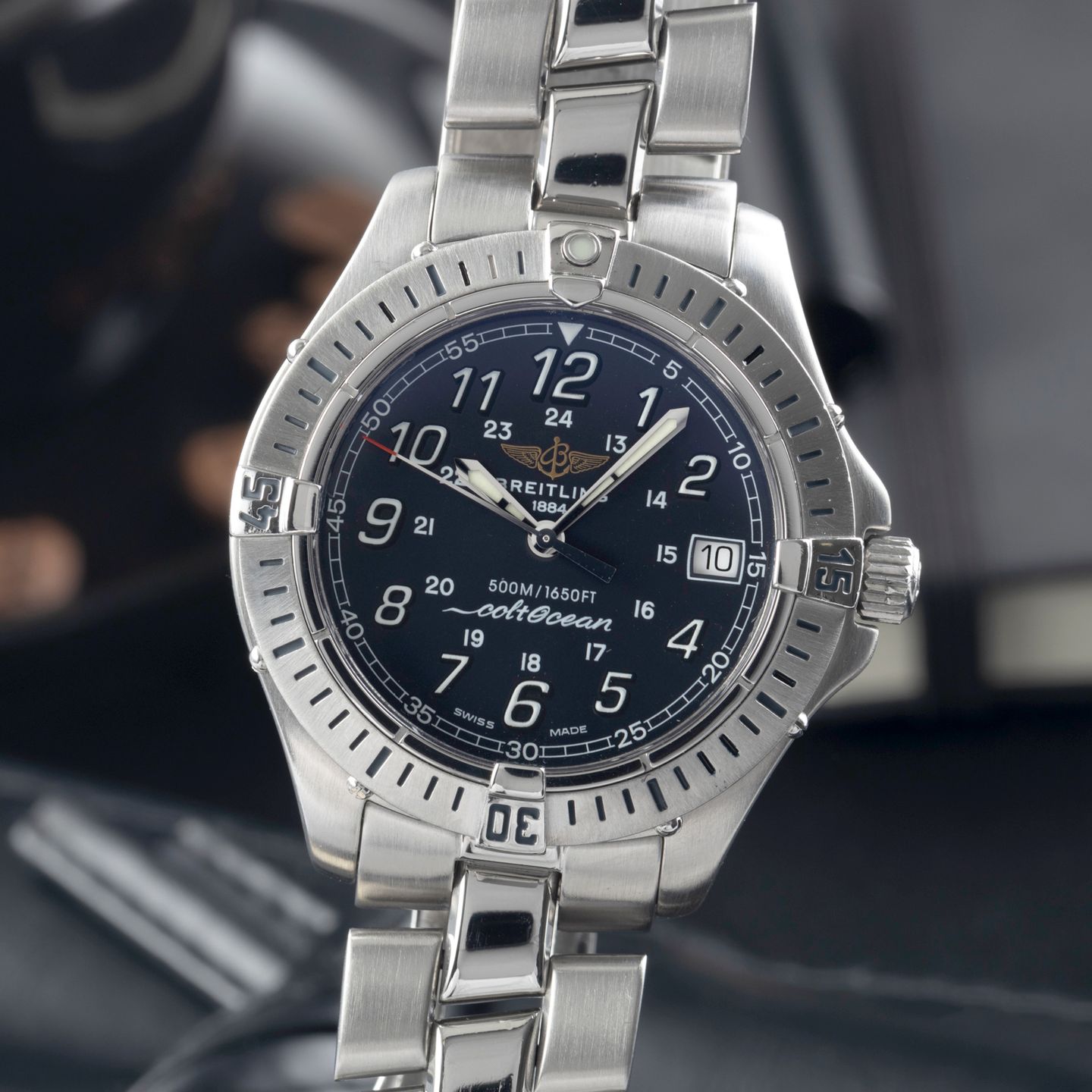 Breitling Colt A64350 (2001) - 38 mm Steel case (3/8)