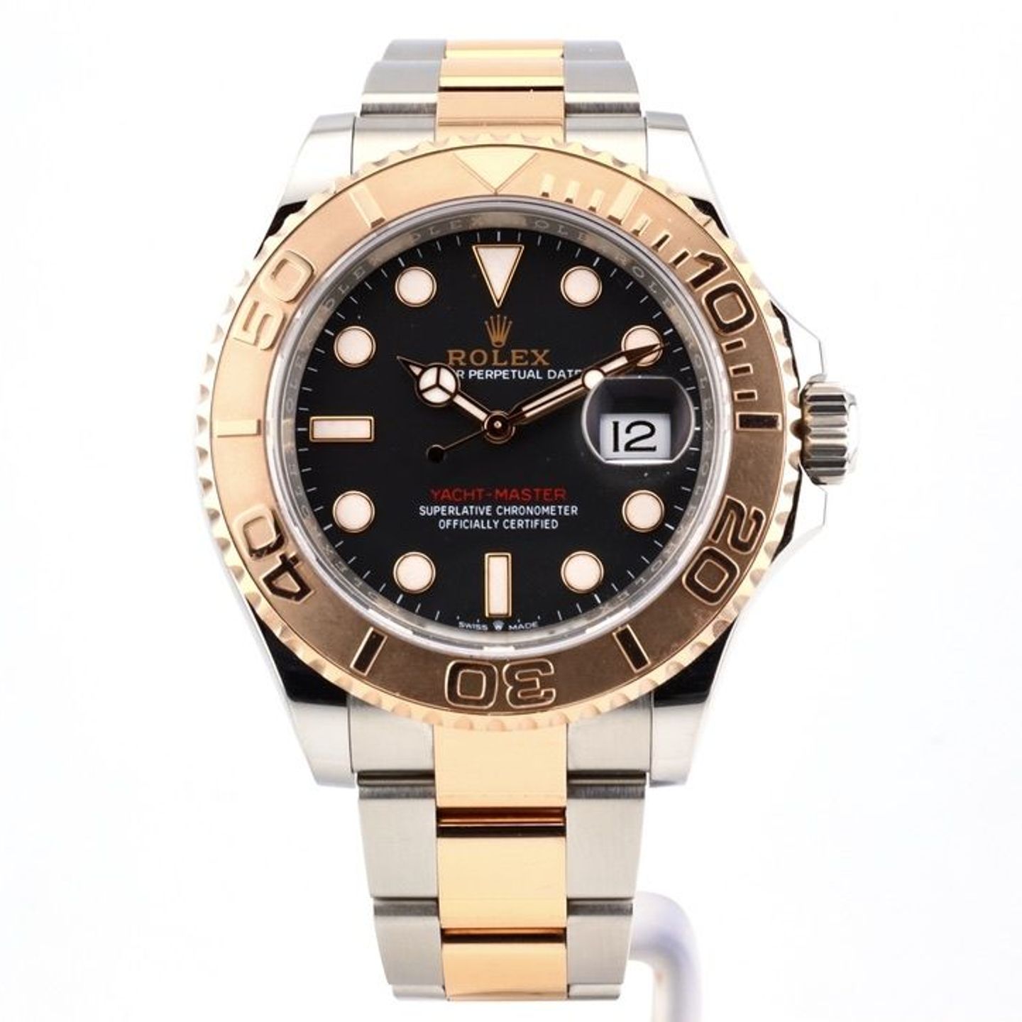 Rolex Yacht-Master 40 126621 (2022) - Brown dial 40 mm Gold/Steel case (1/2)